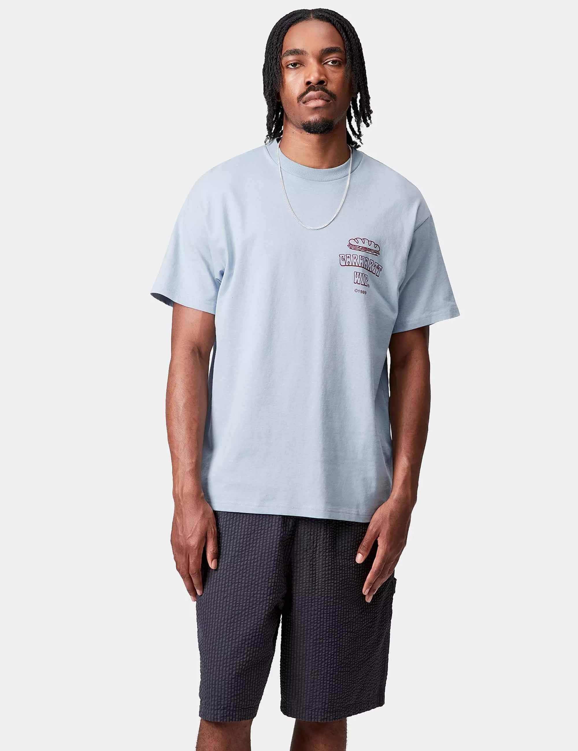 Sandwich T-Shirt - Blue Fog - Image 4