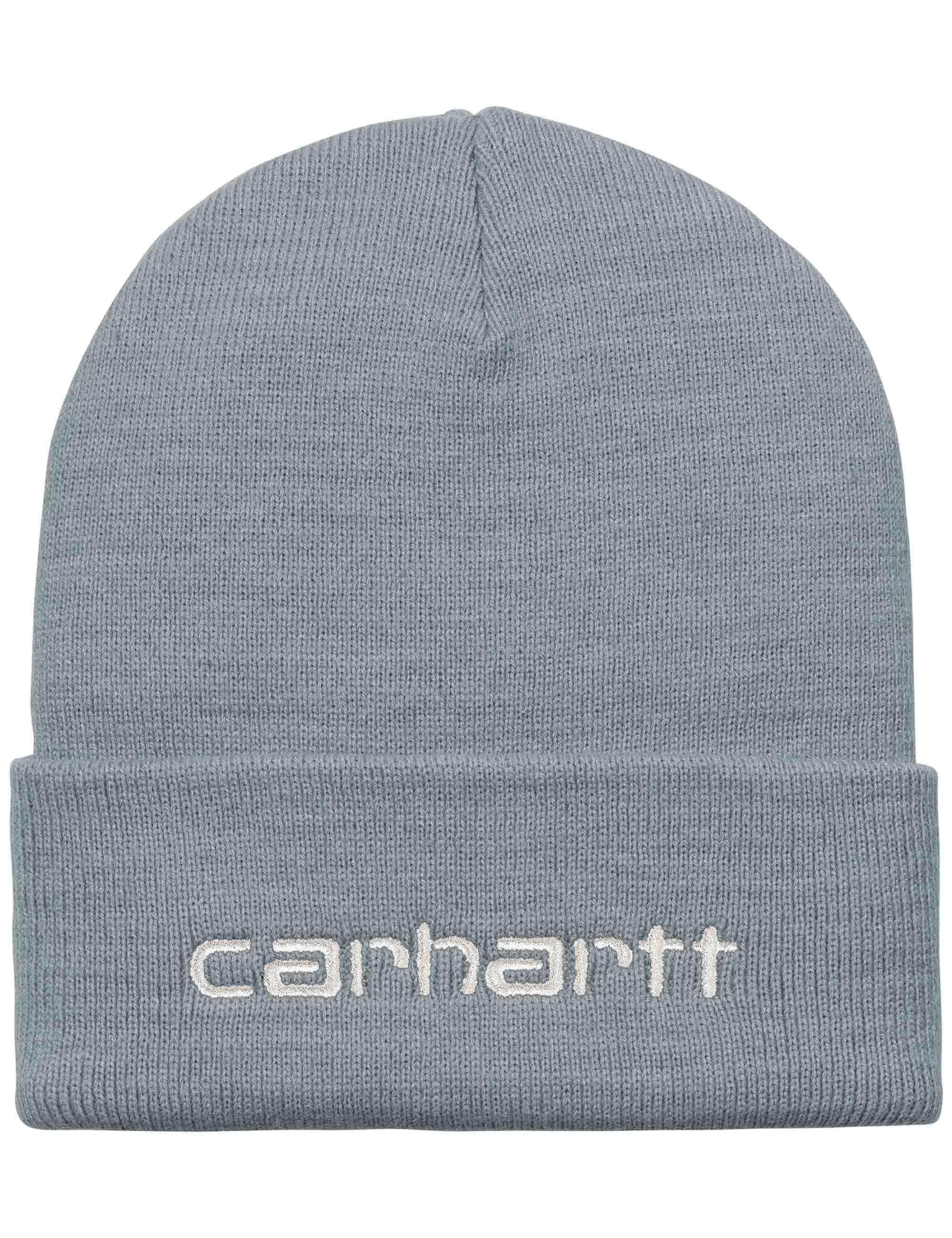 Script Beanie Hat - Dove Grey/Wax