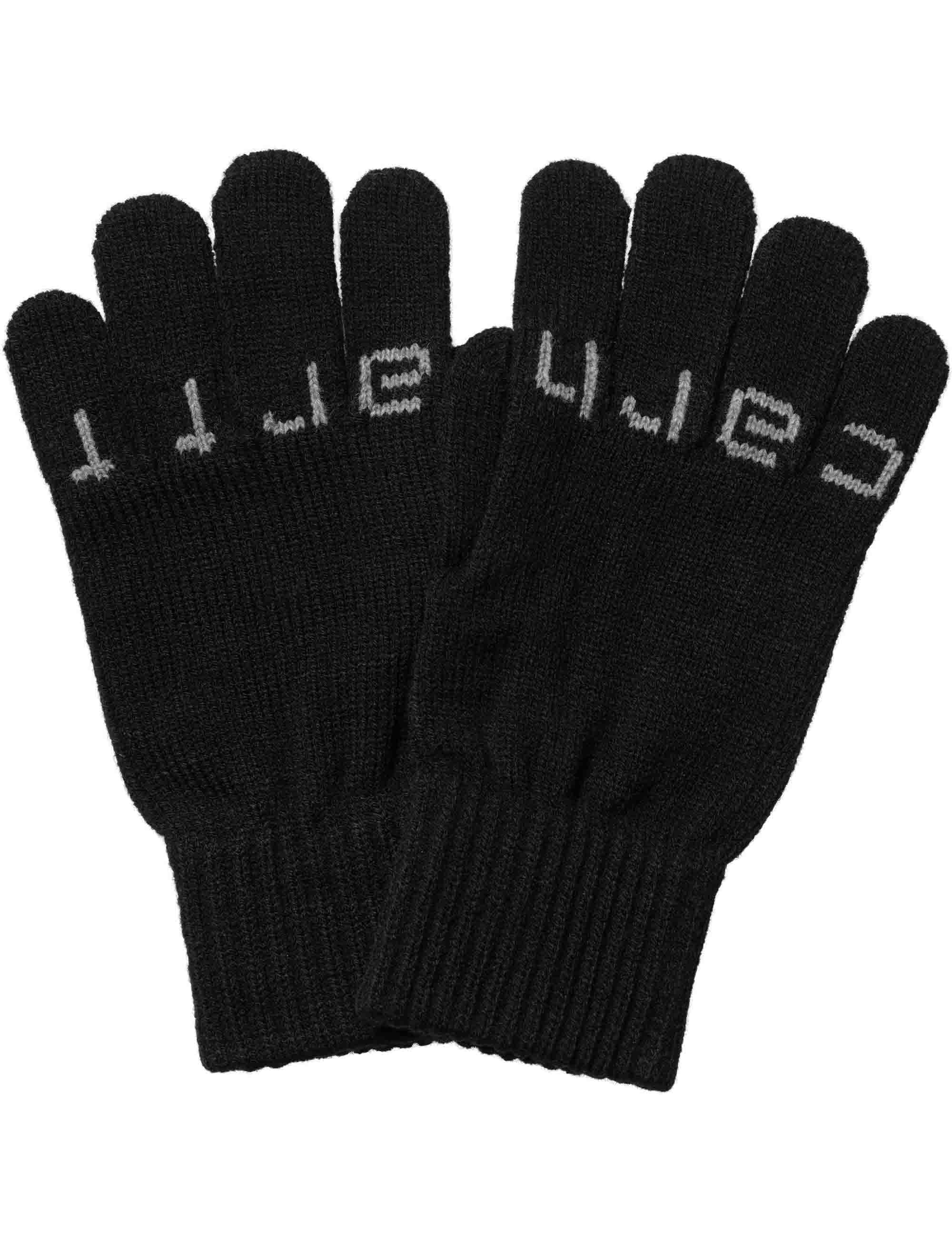 Script Gloves - Black/Grey Heather