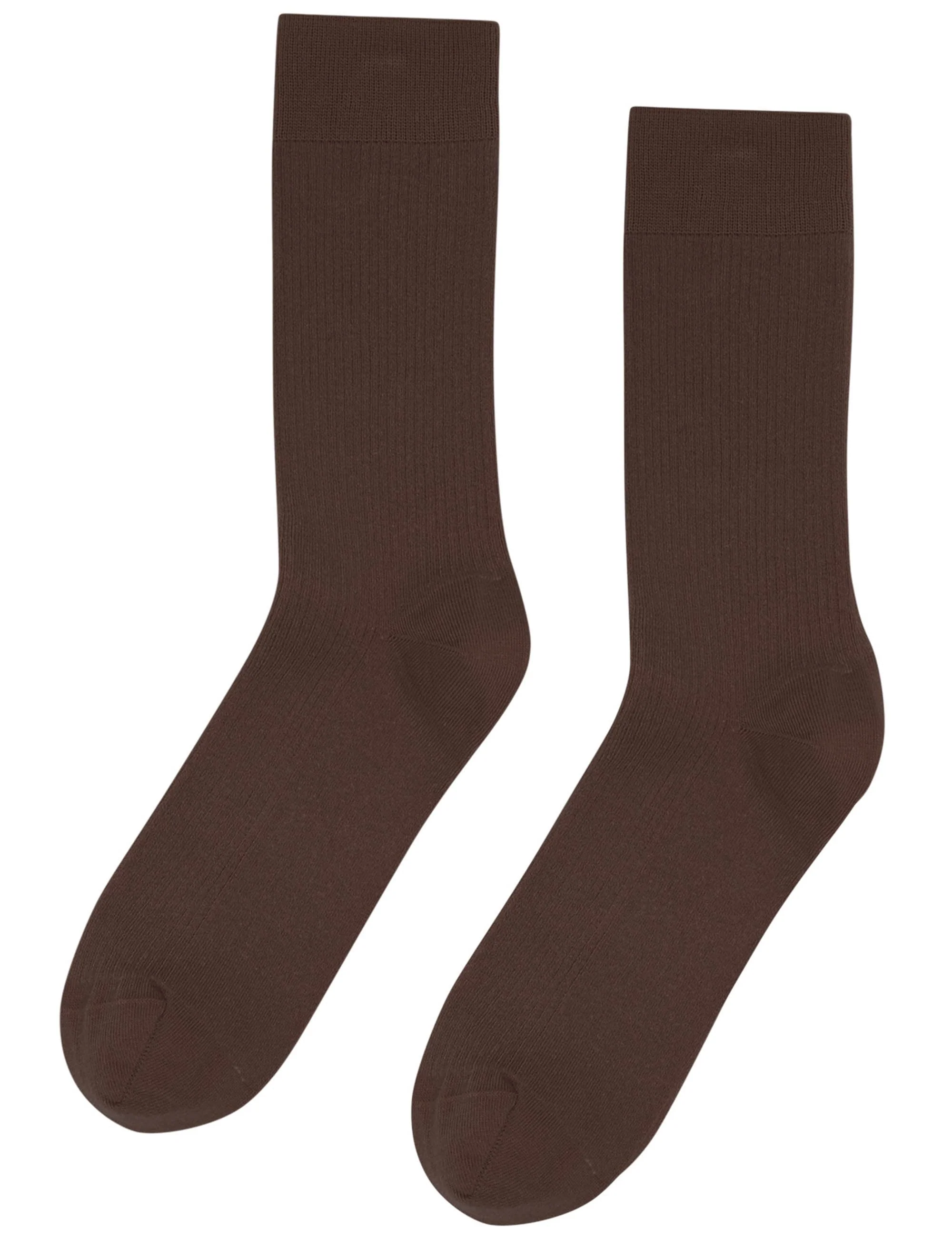 Classic Organic Socks - Coffee Brown