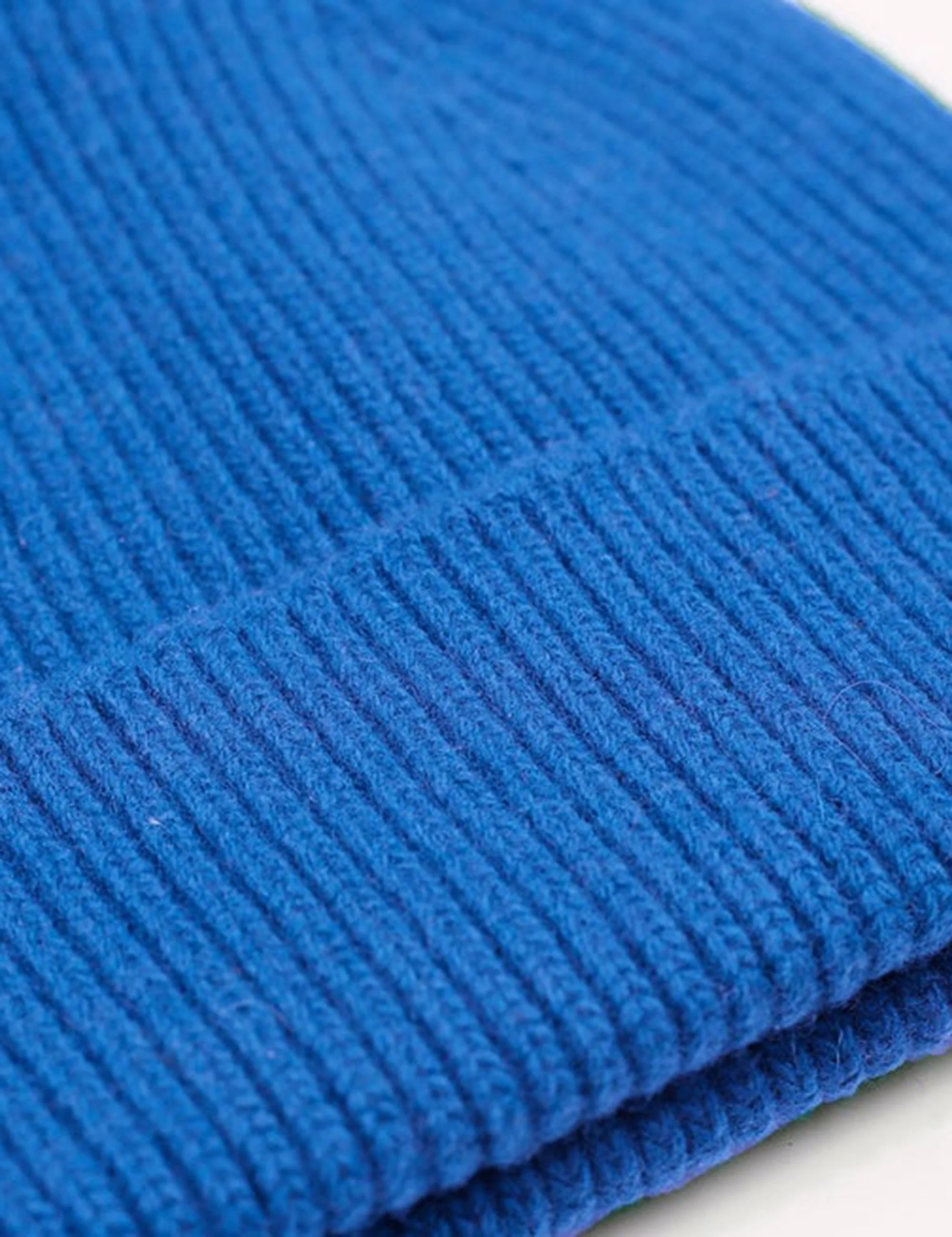 Merino Wool Beanie Hat - Pacific Blue - Image 2