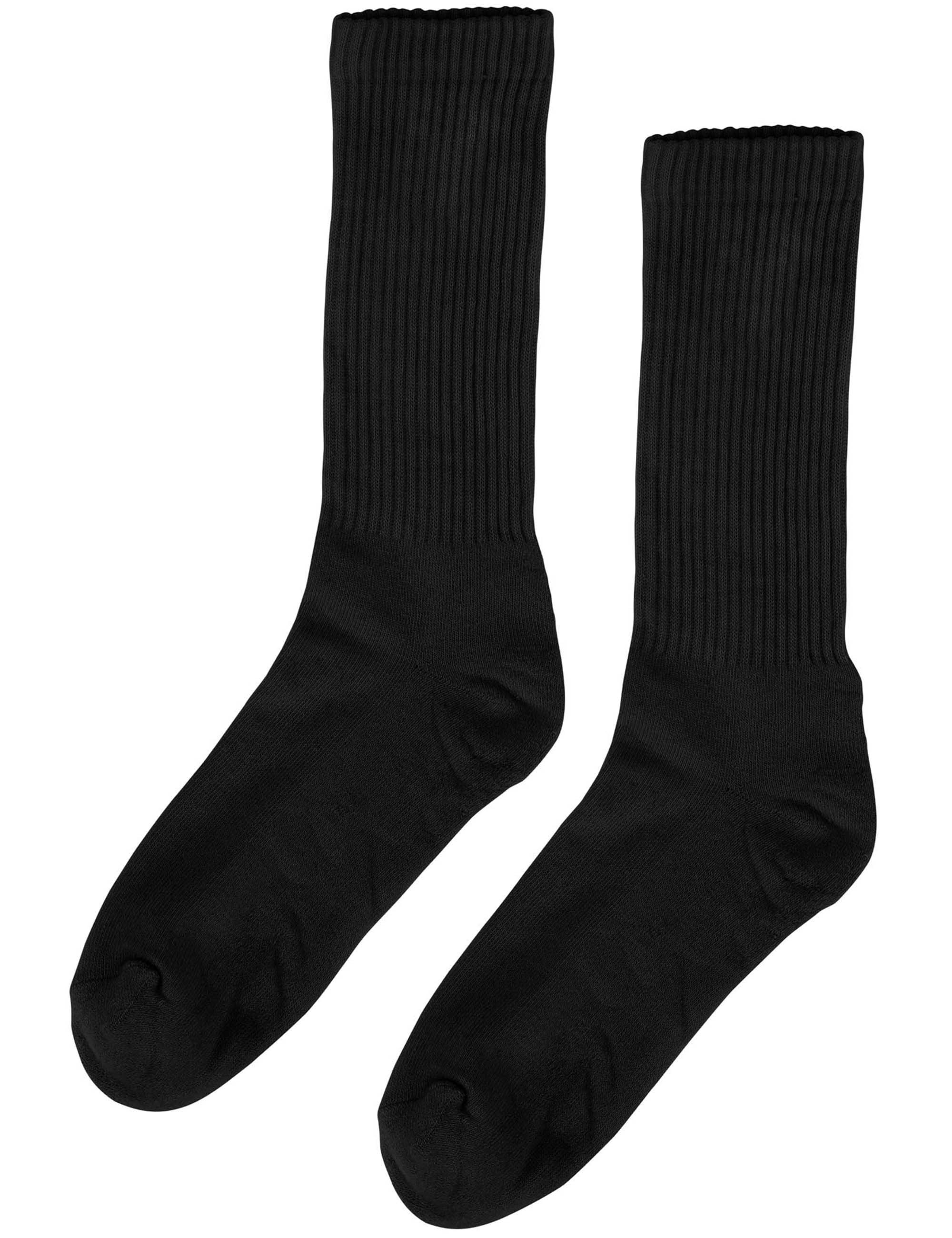 Organic Active Socks - Deep Black