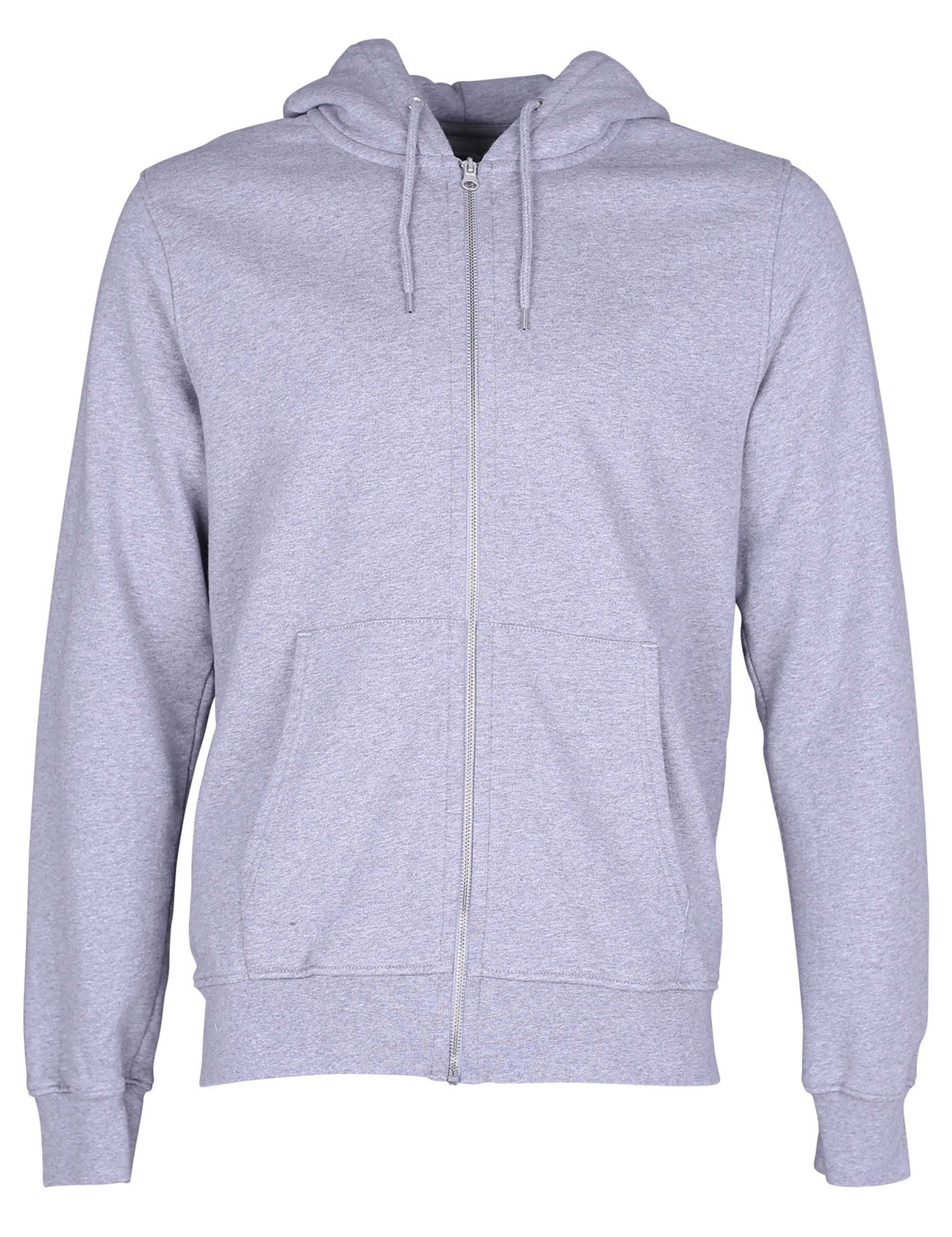 Organic Hooded Jacket - Grey Heather
