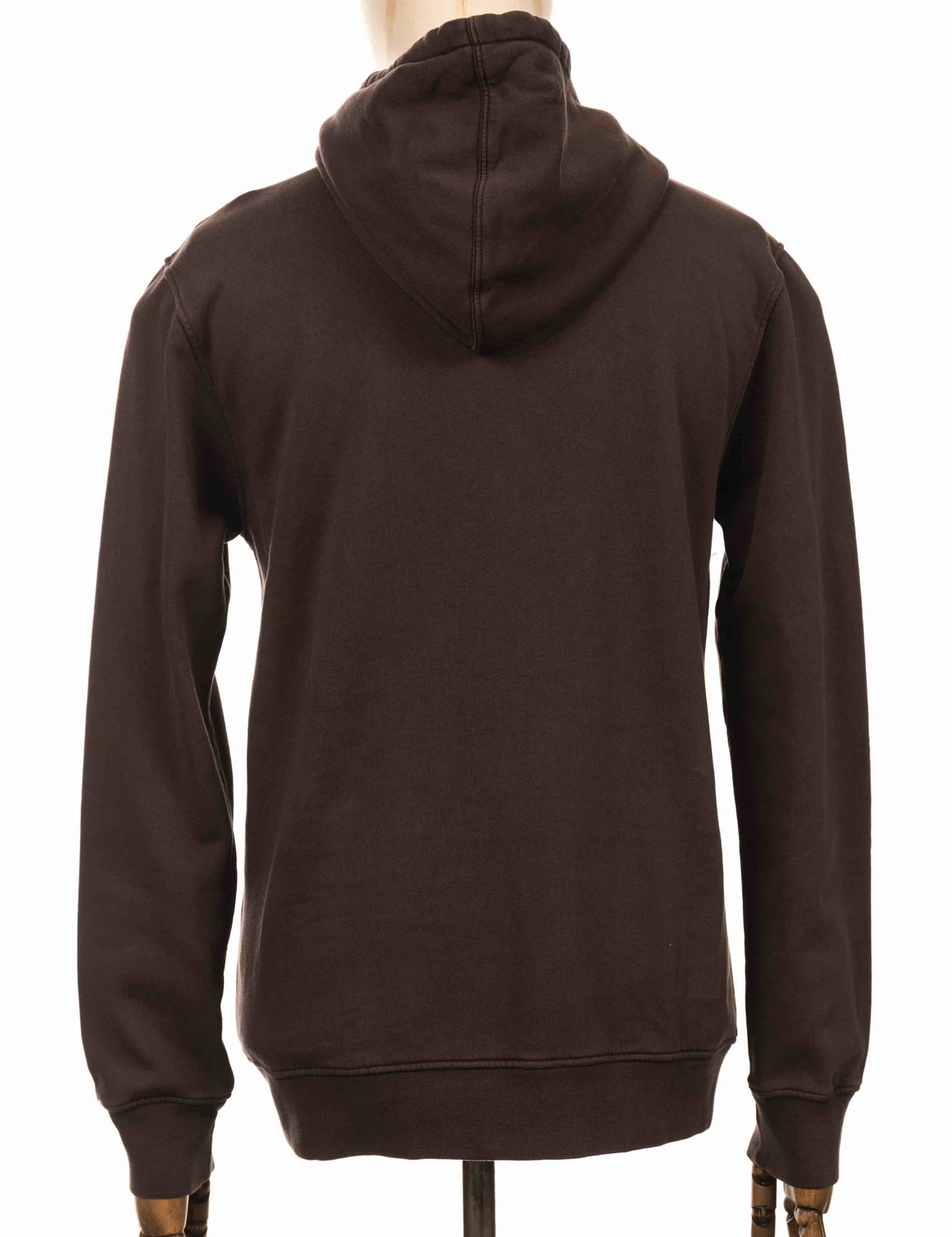 Organic Hooded Sweat - Coffee Brown - Image 2