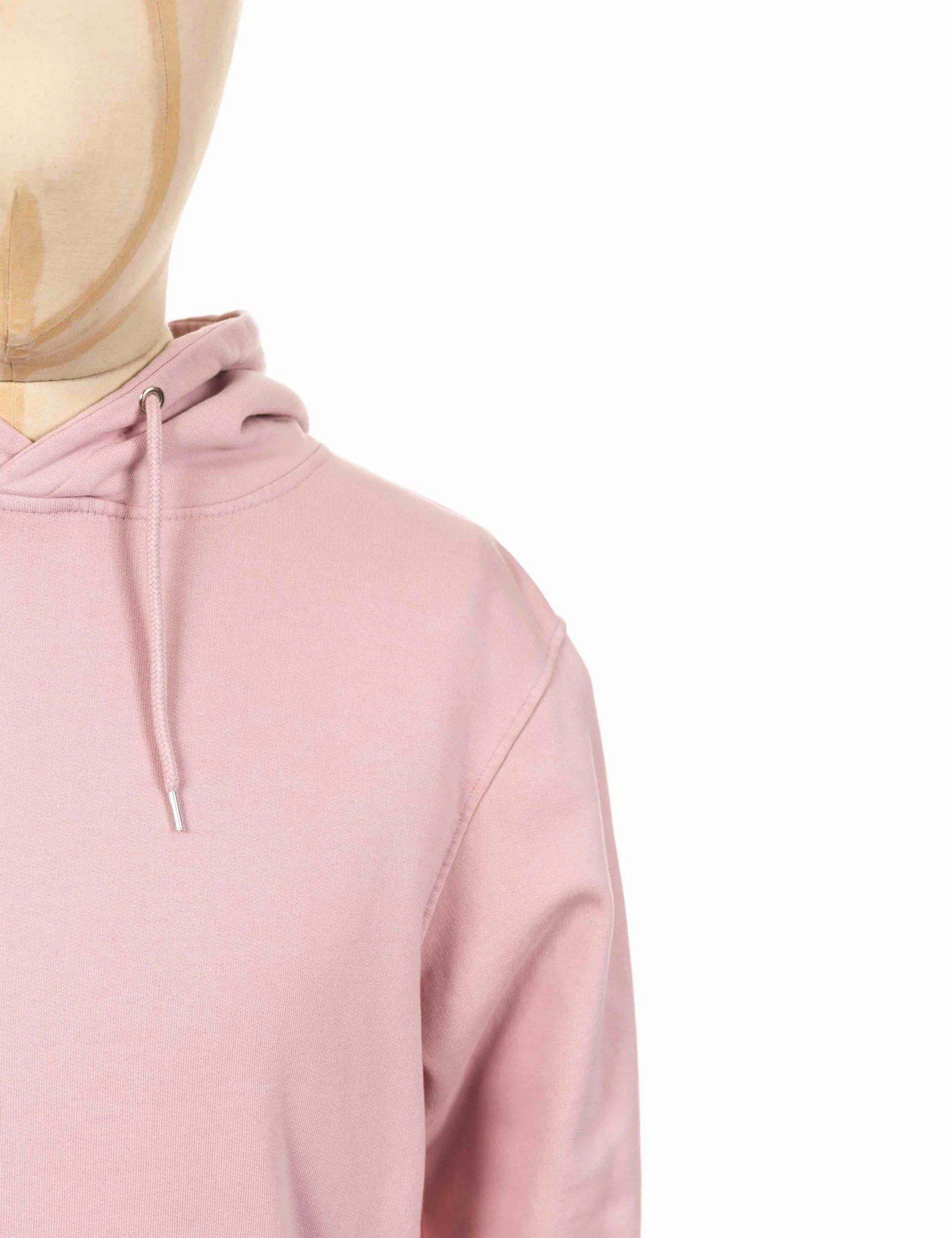 Organic Hooded Sweat - Faded Pink - Image 3