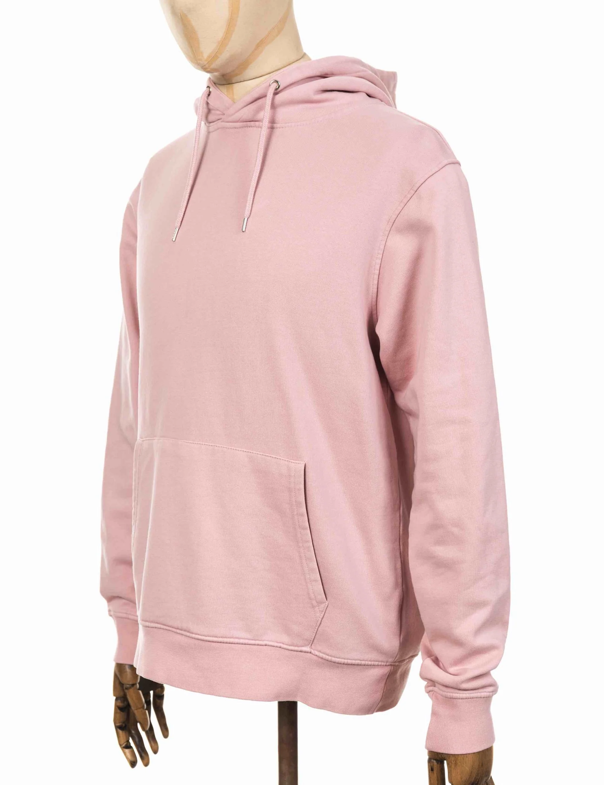 Organic Hooded Sweat - Faded Pink - Image 4