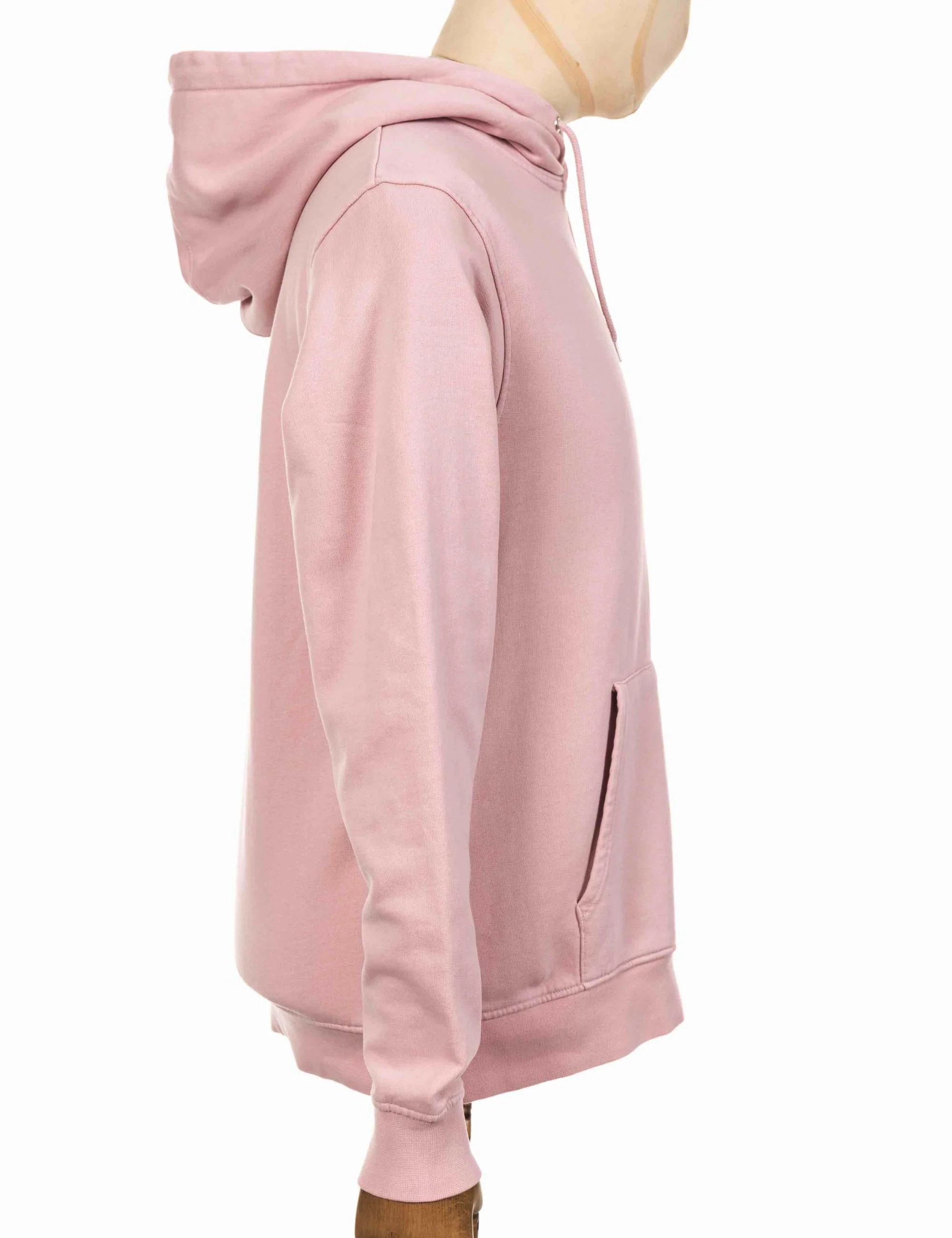 Organic Hooded Sweat - Faded Pink - Image 5