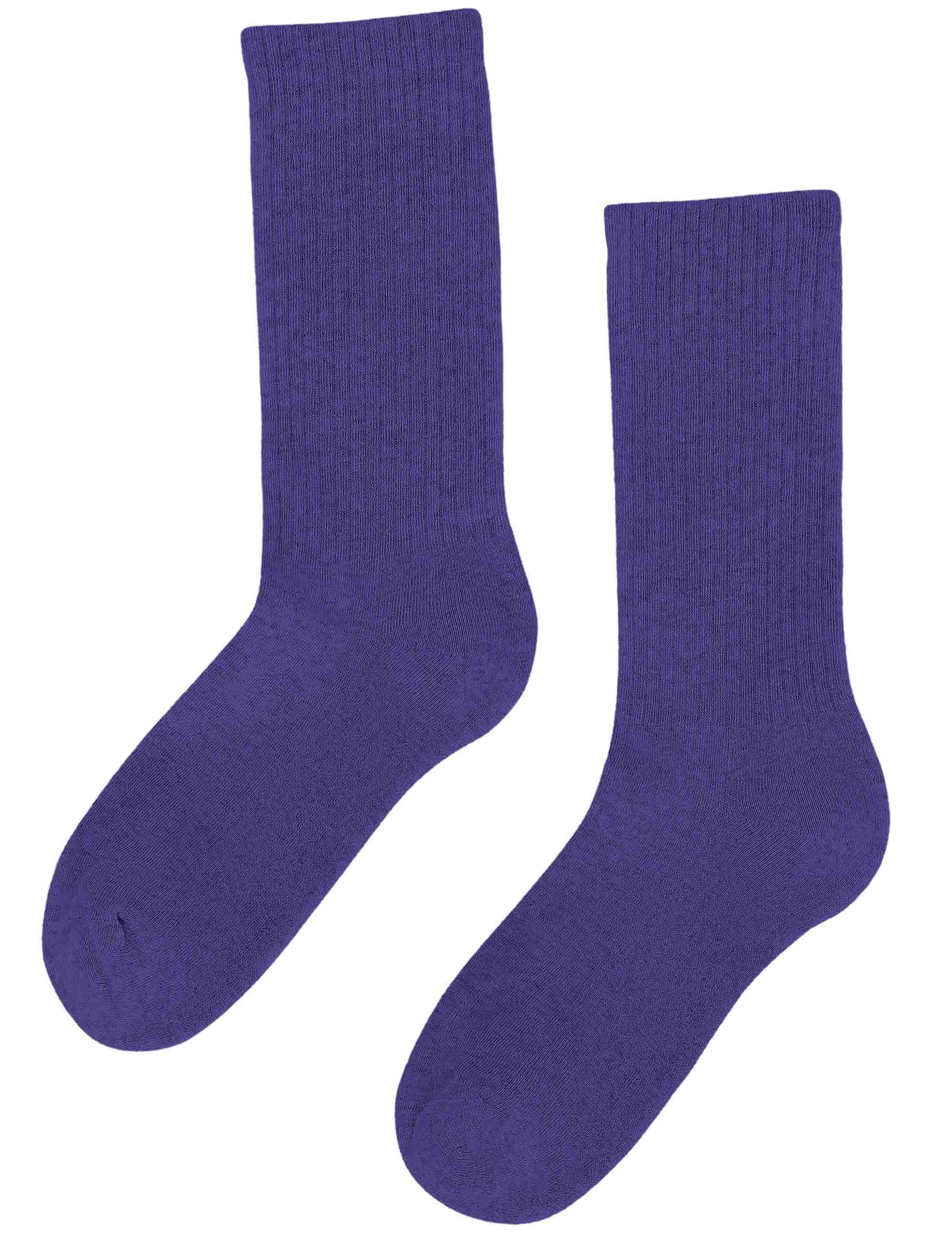 Woman's Organic Active Socks - Ultra Violet