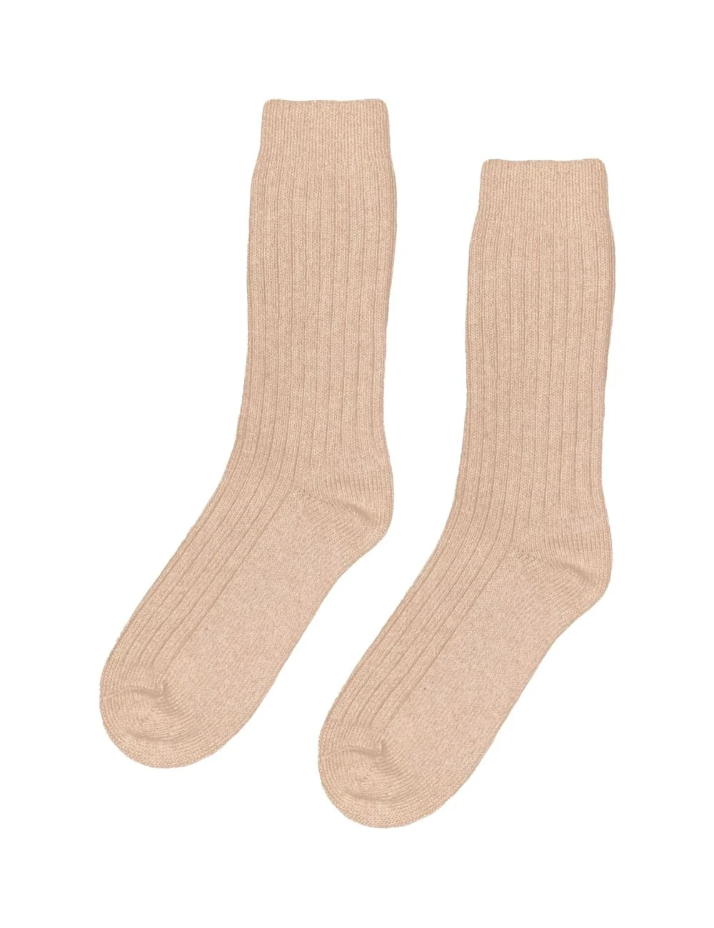 Women's Merino Wool Blend Socks - Honey Beige