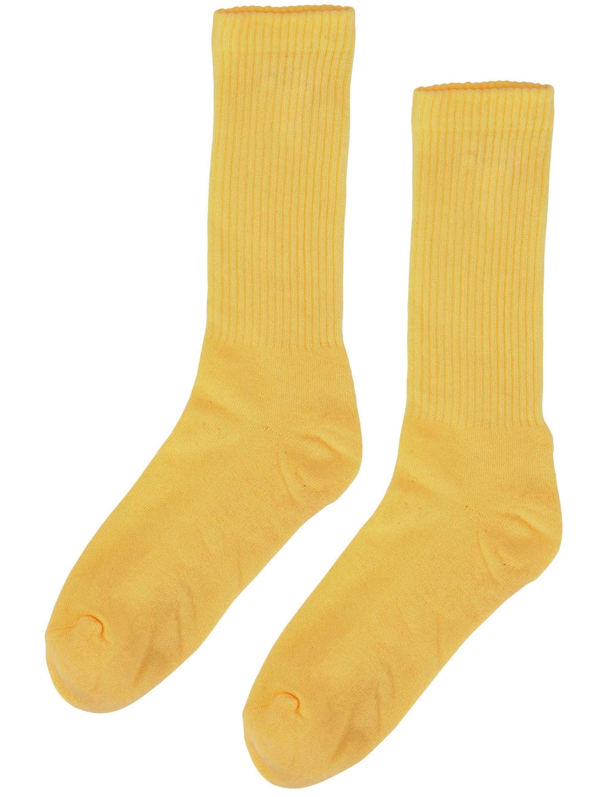 Women's Organic Active Socks - Burned Yellow