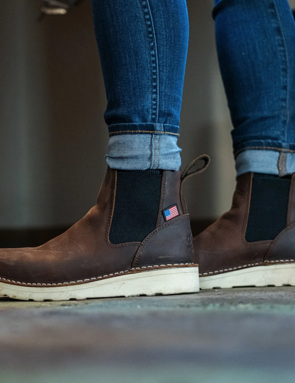 Women's Bull Run Chelsea Boot - Brown Wedge - Image 6