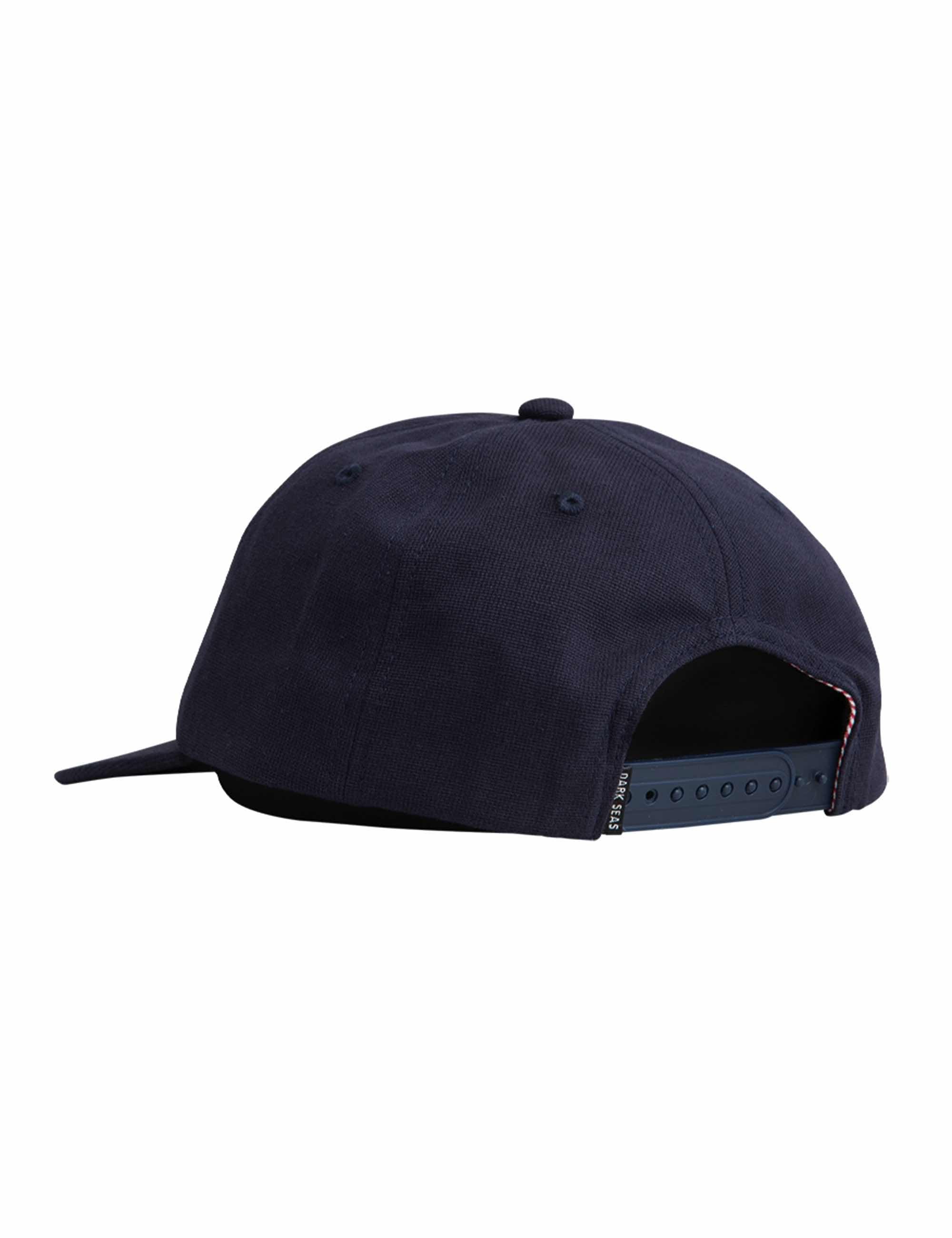 Alpine 6 Panel Hat - Navy - Image 2