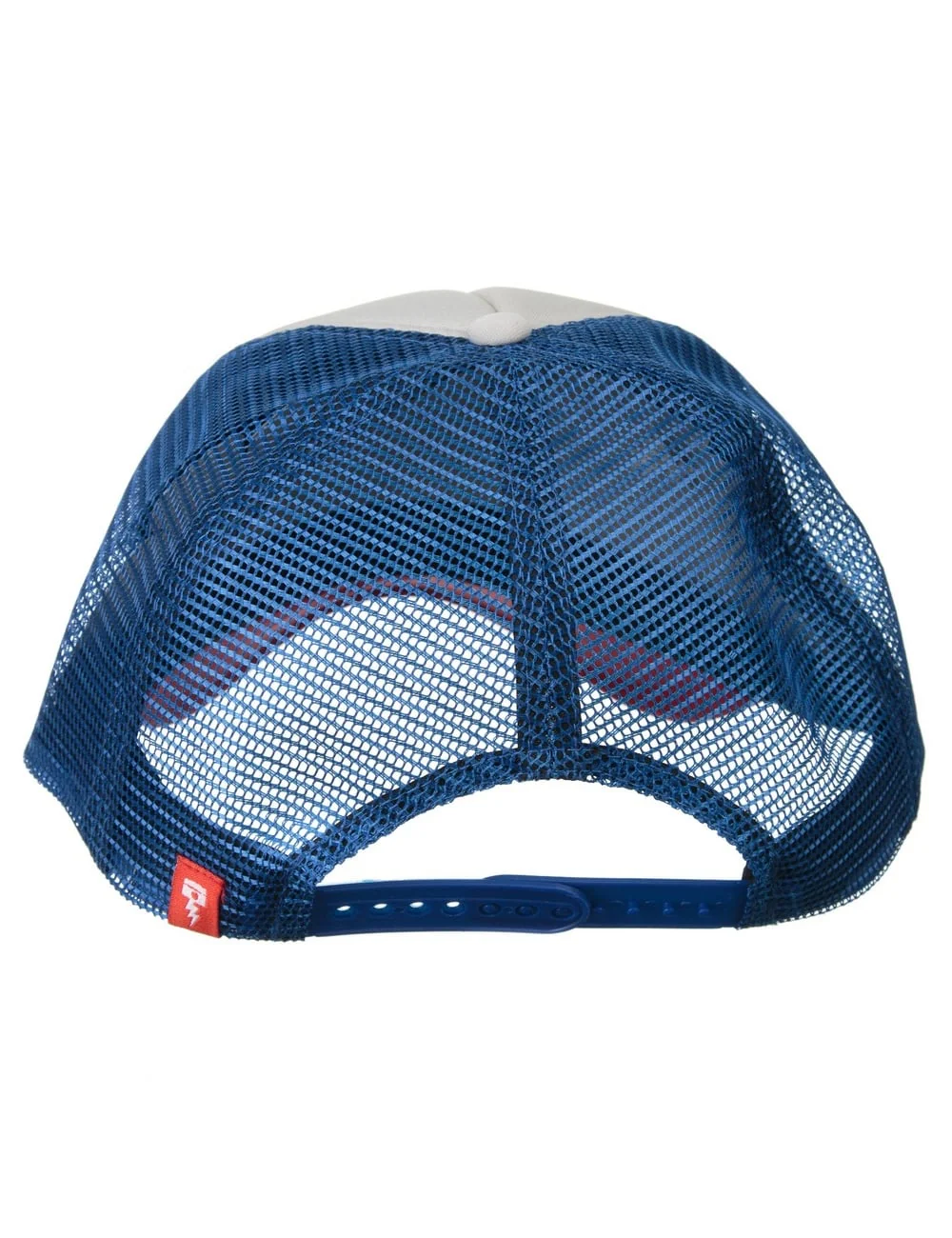 Baylands Trucker Mesh Hat - Blue/Red - Image 3