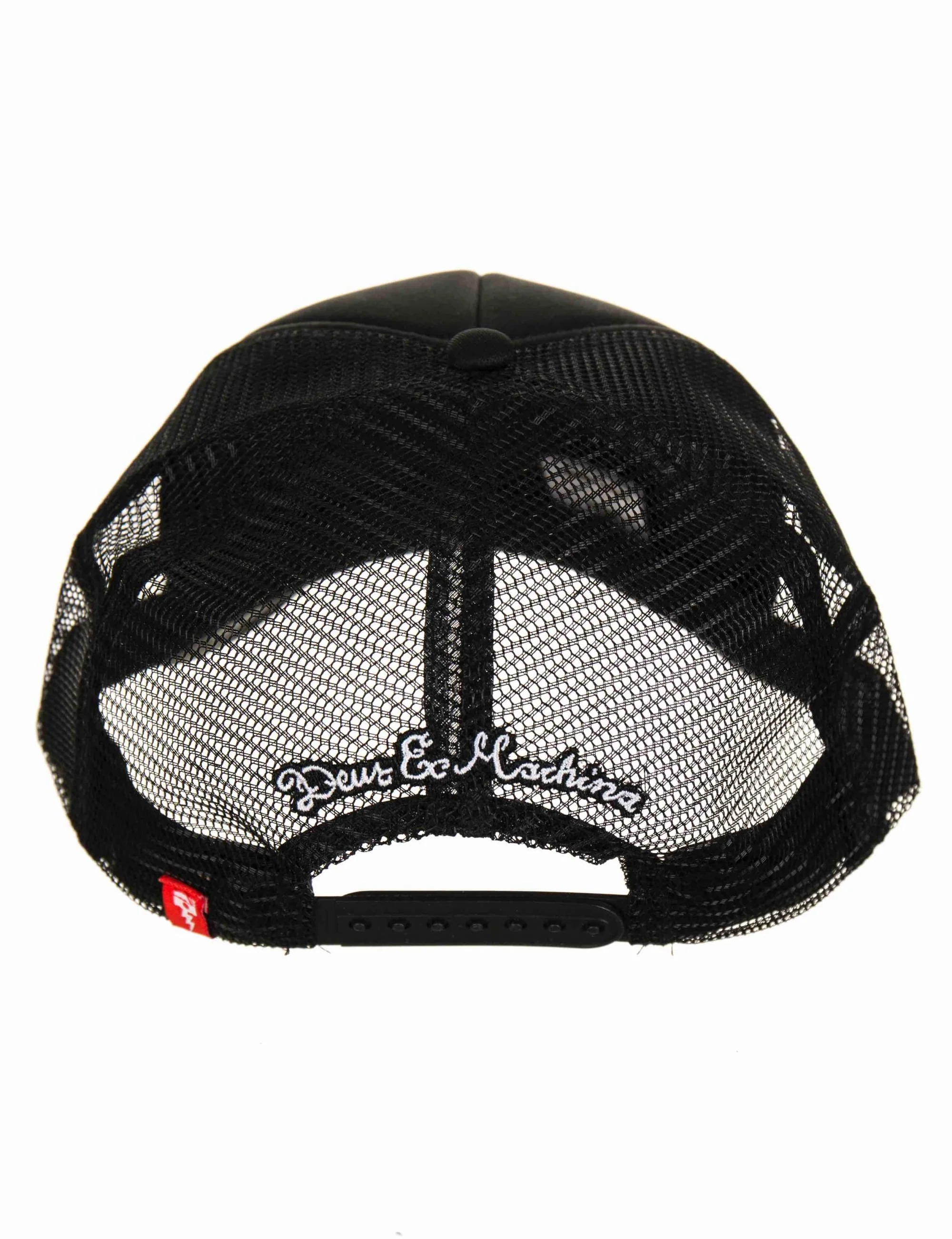 Camperdown Address Trucker Mesh Hat - Black - Image 3