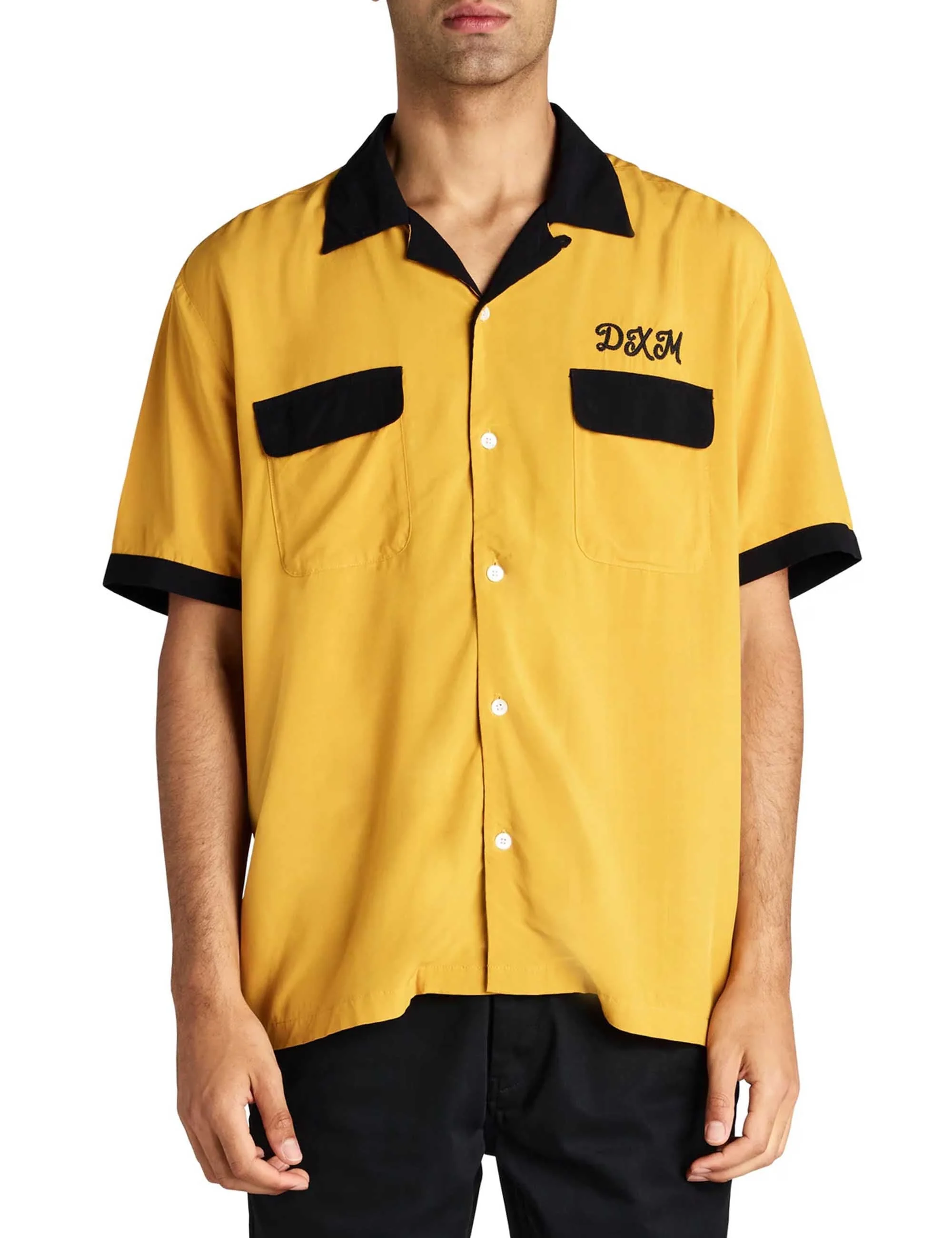 Diablo Bowling Shirt - Golden Yellow - Image 4