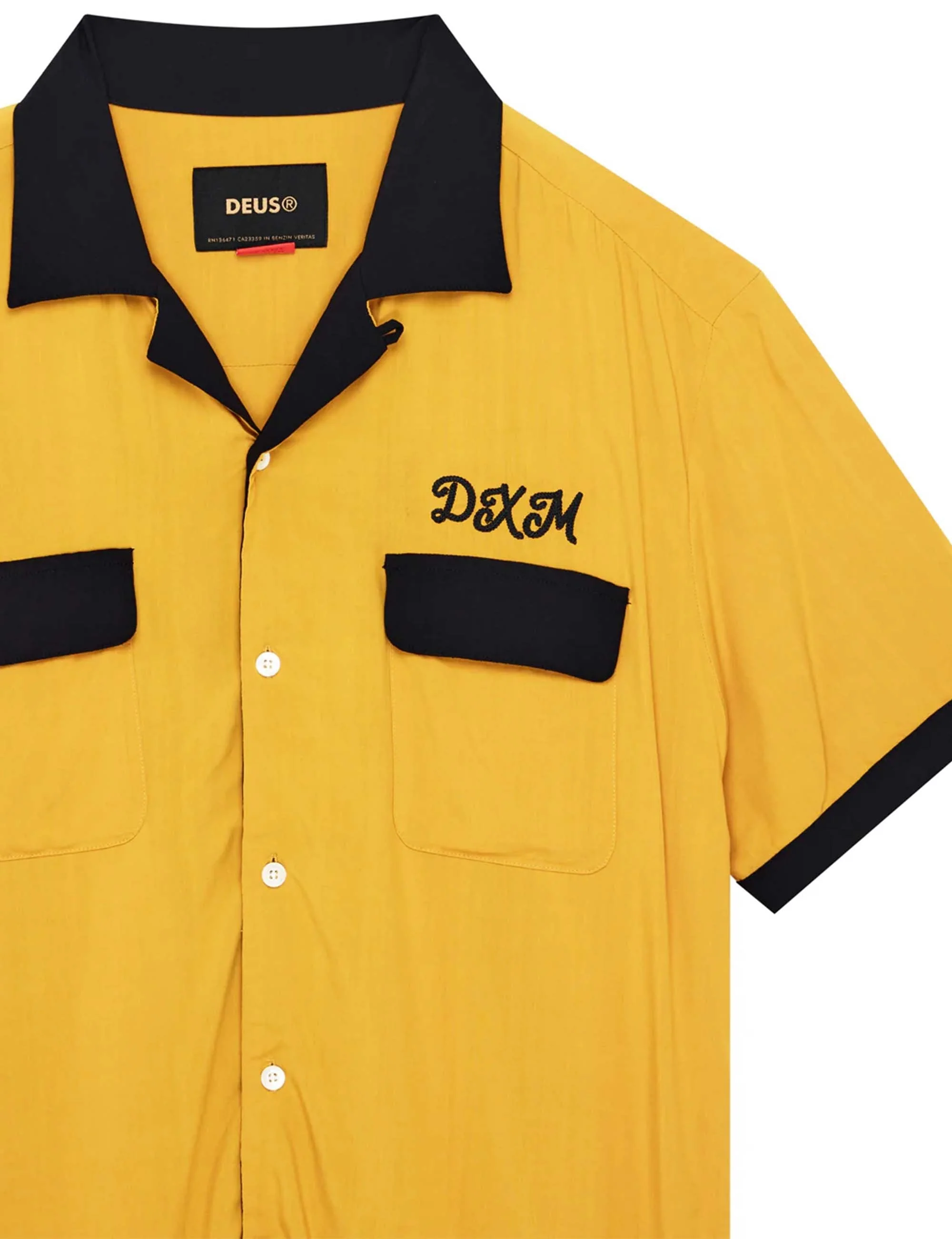 Diablo Bowling Shirt - Golden Yellow - Image 6
