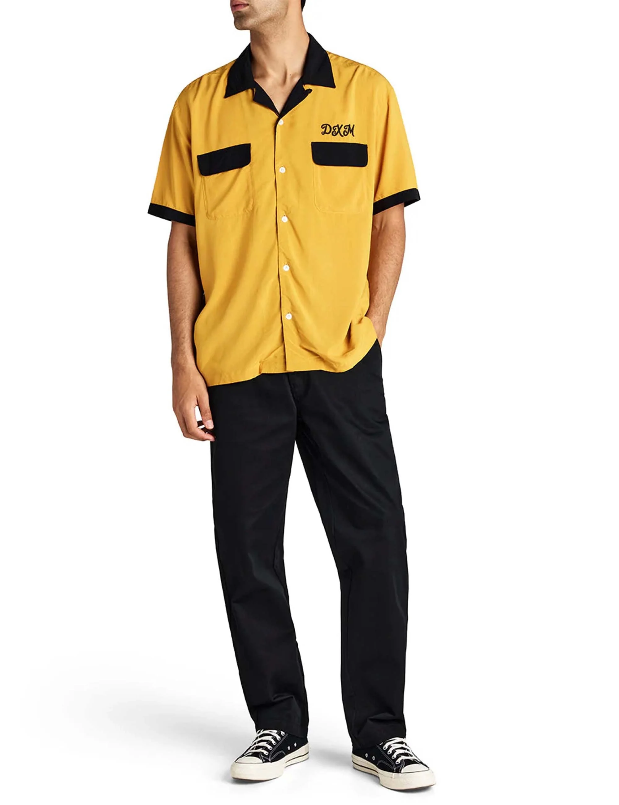 Diablo Bowling Shirt - Golden Yellow - Image 7