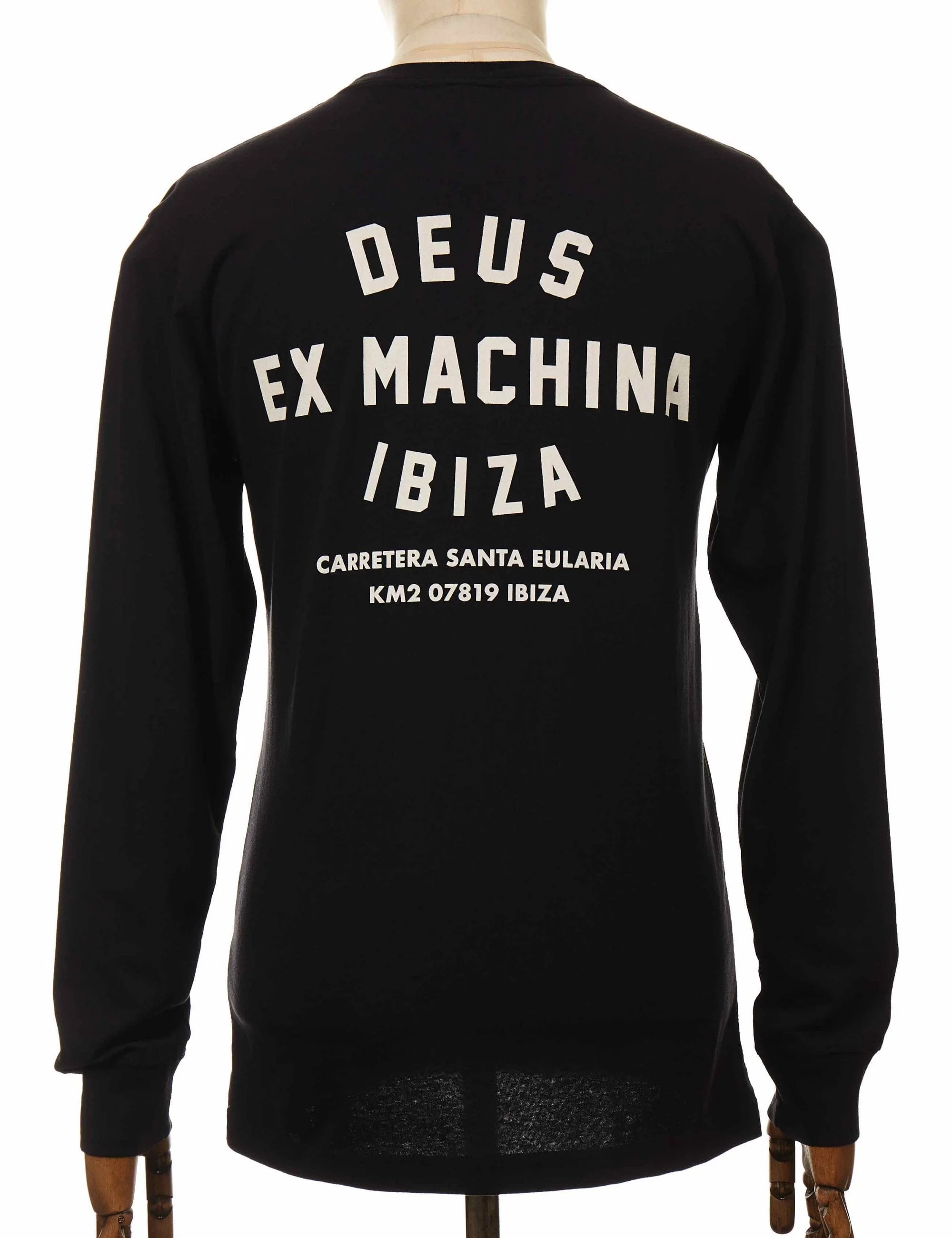 Ibiza Address Long Sleeve T-Shirt - Black