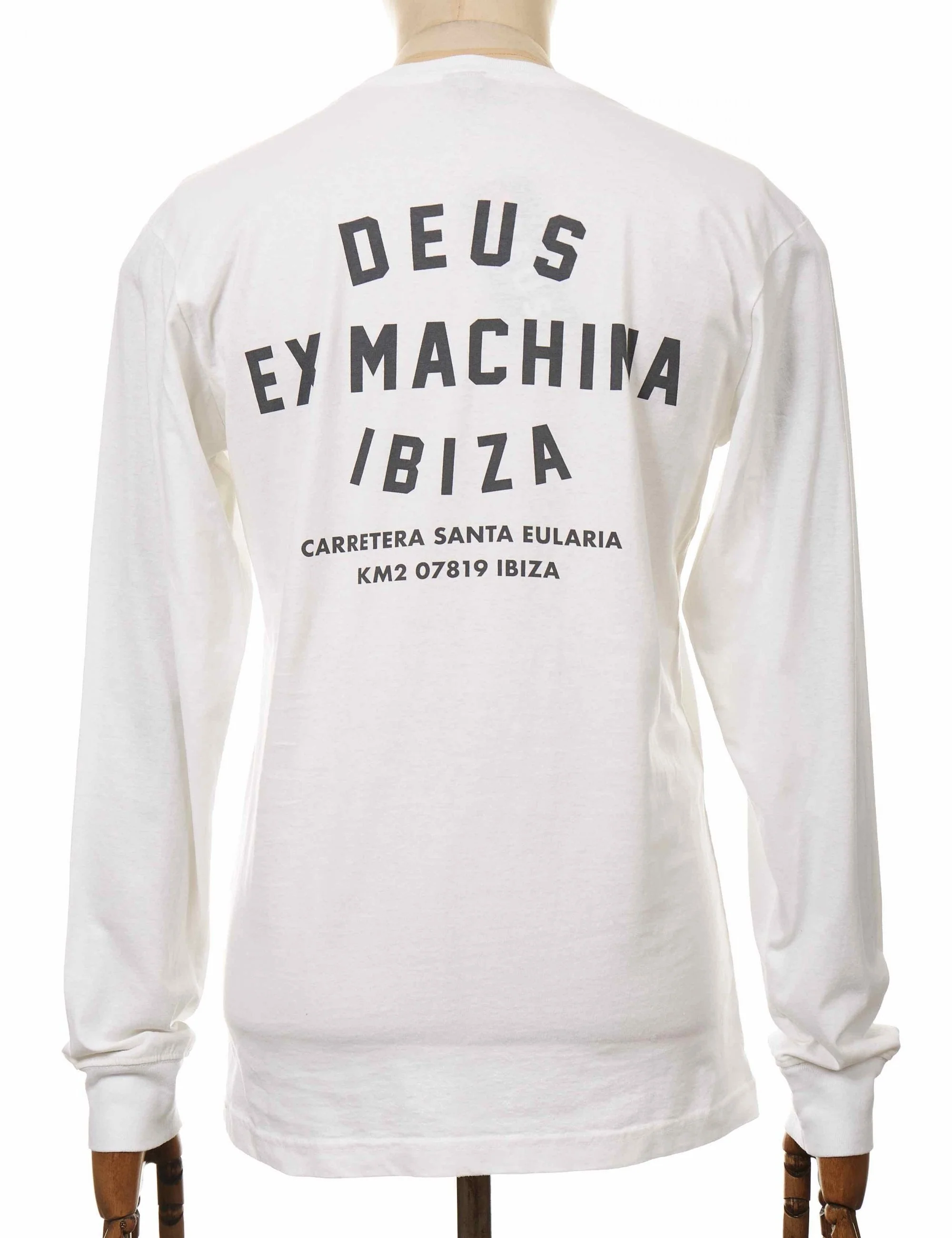 Ibiza Address Long Sleeve T-Shirt - White