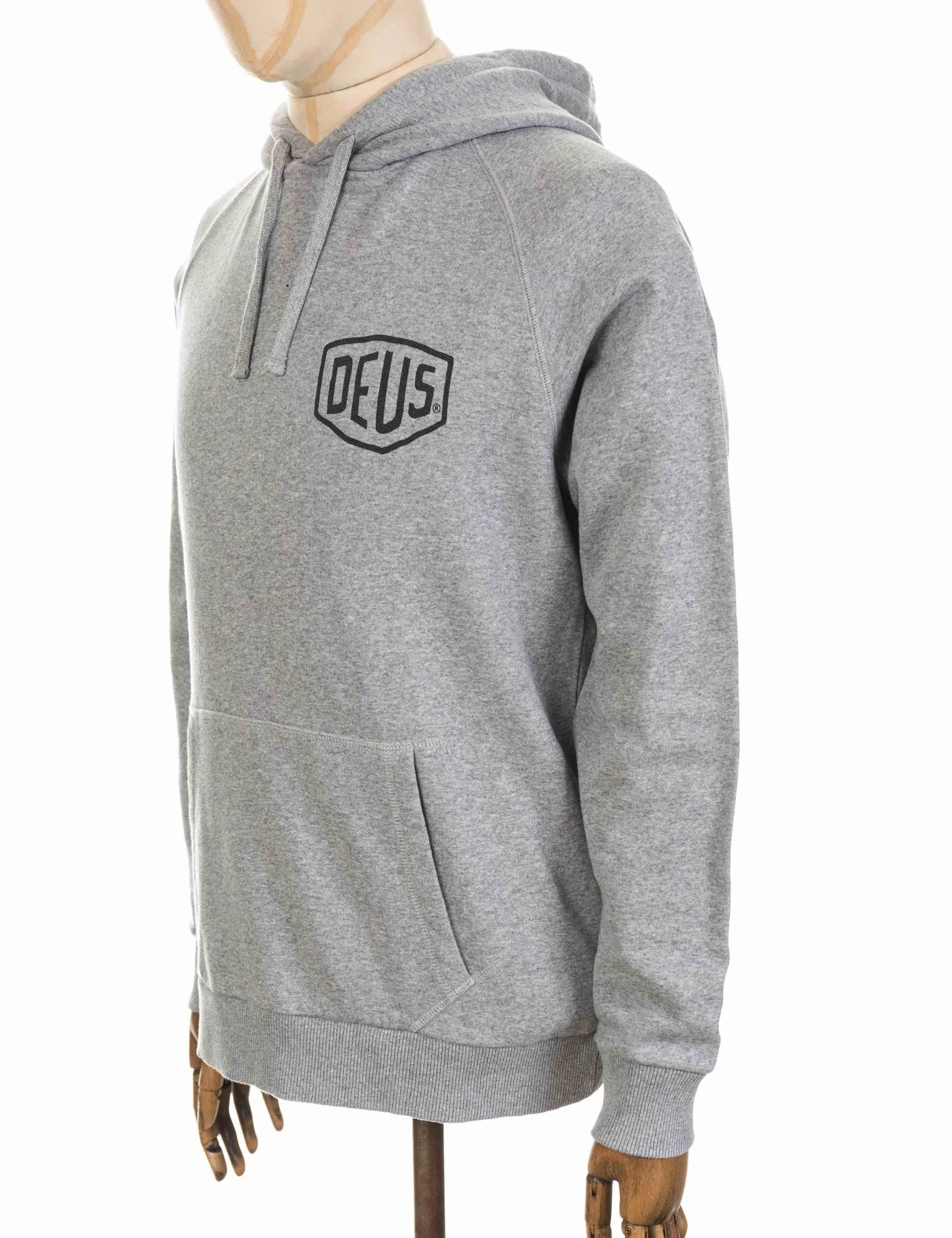 Milano Address Hooded Sweat - Grey Heather - Image 4