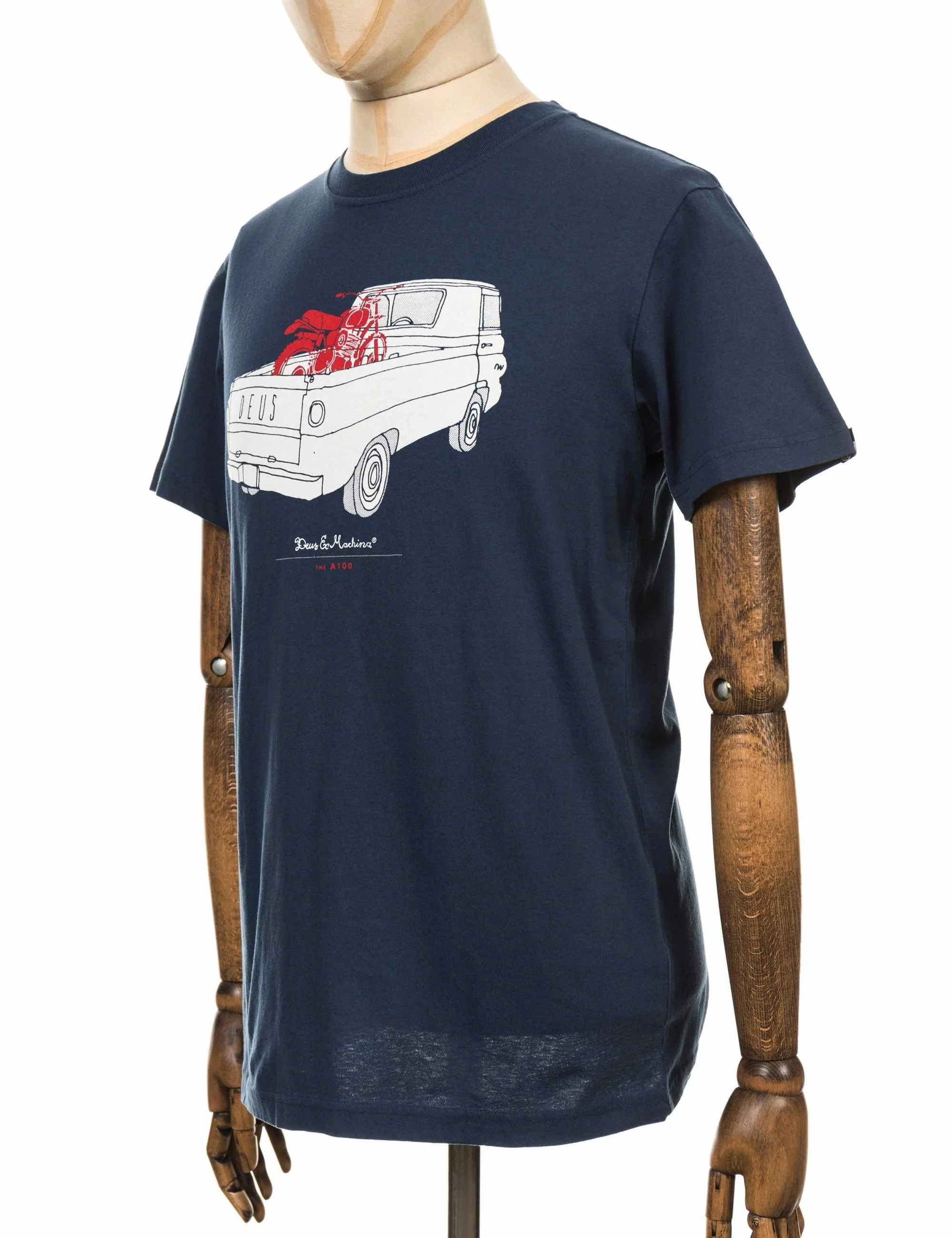 The A100 T-Shirt - Navy - Image 6