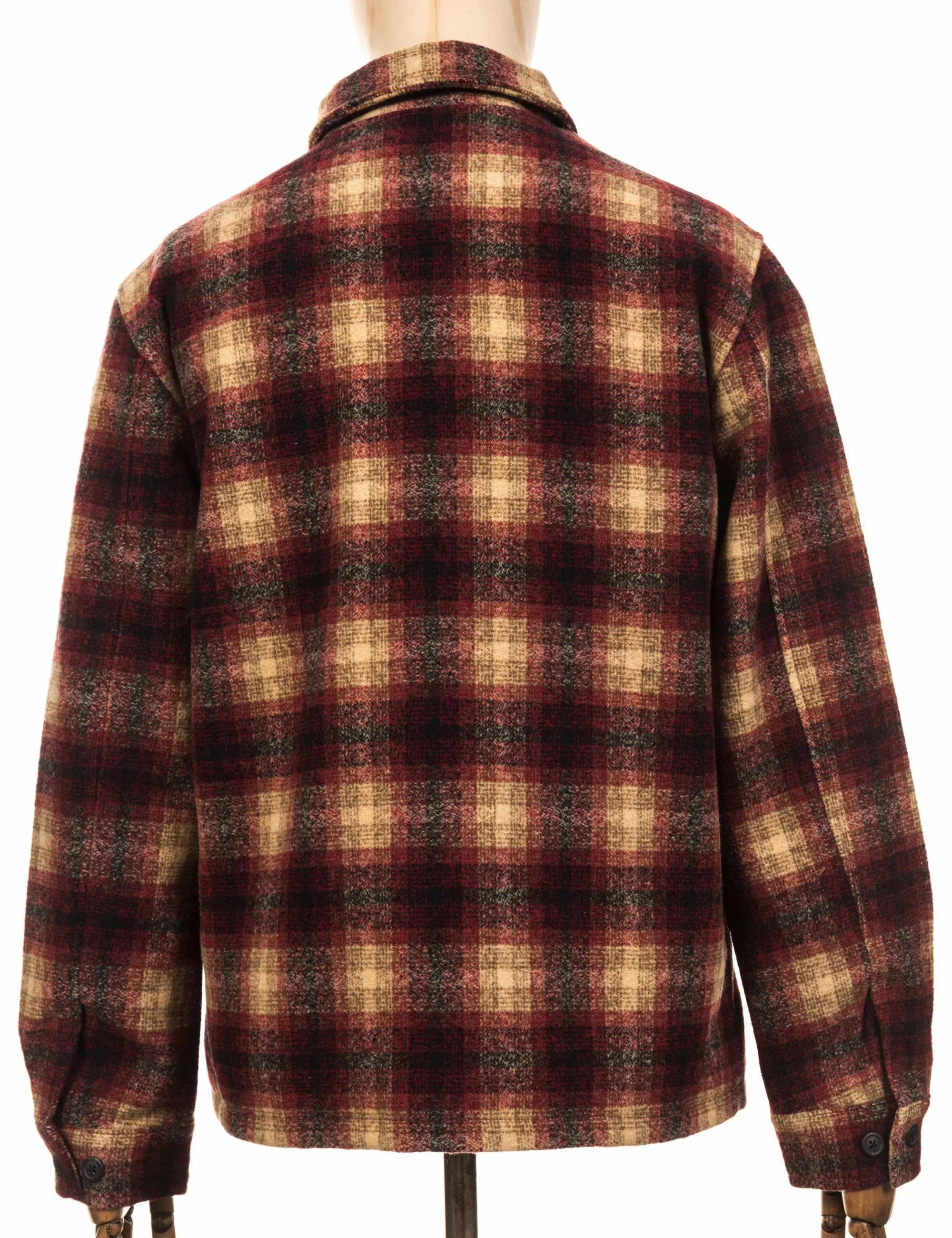 The Piston Wool Shirt - Red - Image 2