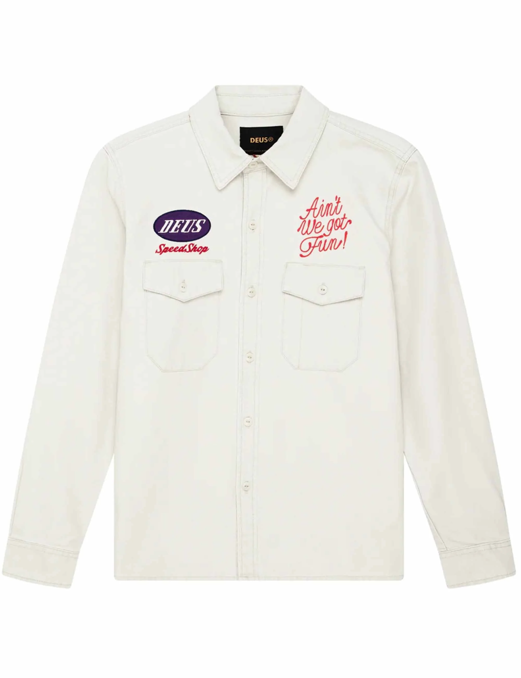 Tin Lizzie Shirt - Dirty White - Image 4