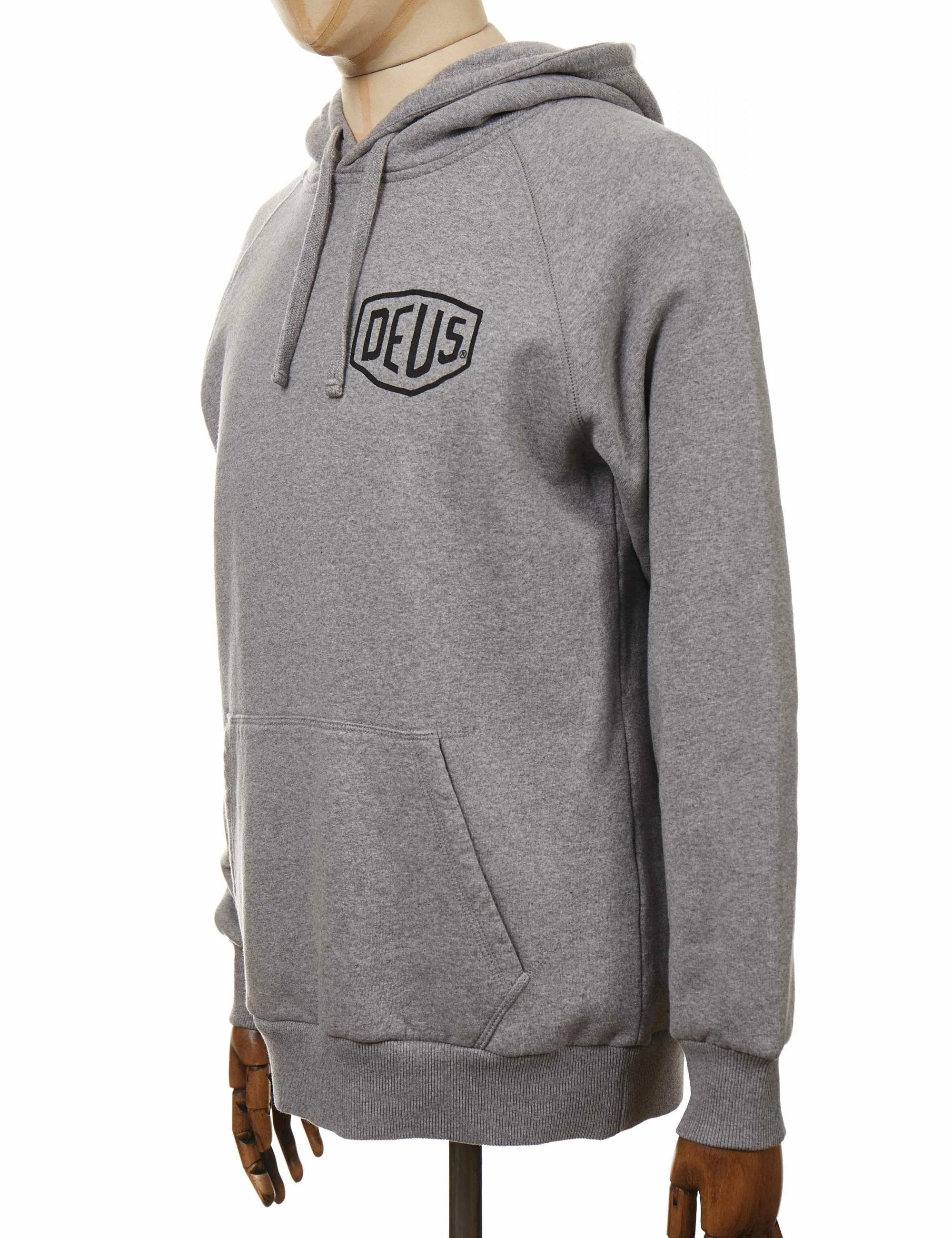 Tokyo Address Hooded Sweat - Grey Heather - Image 4