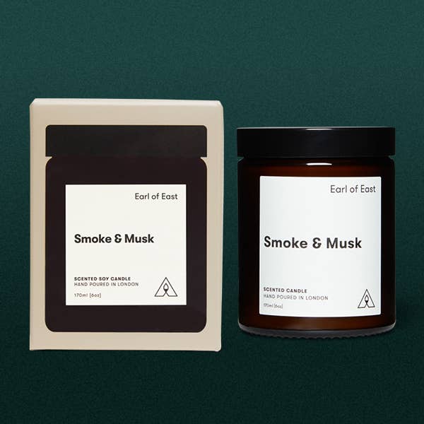 Soy Wax Candle 170ml (6oz)- Smoke & Musk - Image 4
