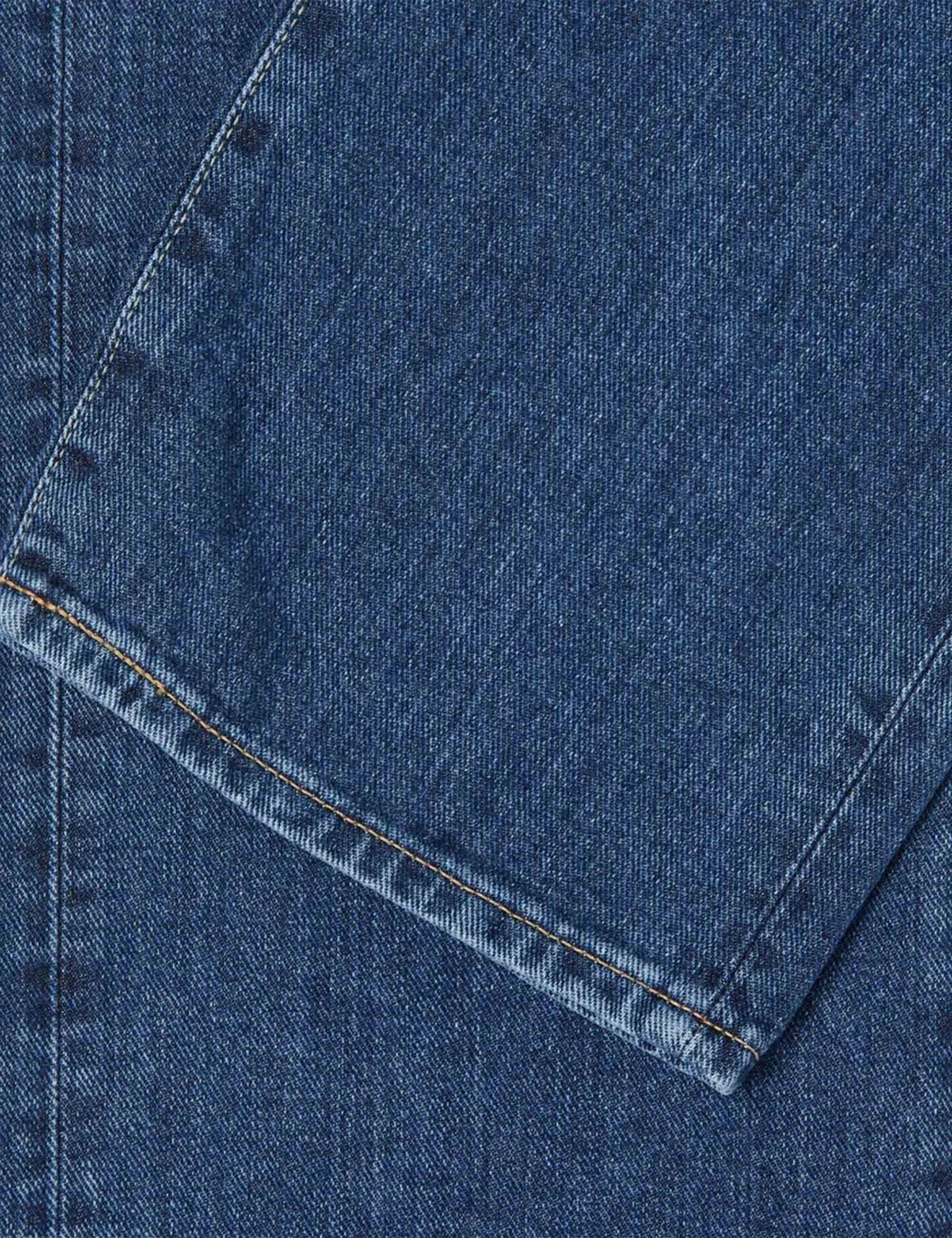Loose Straight Jeans - Blue, Akira Wash - Image 8
