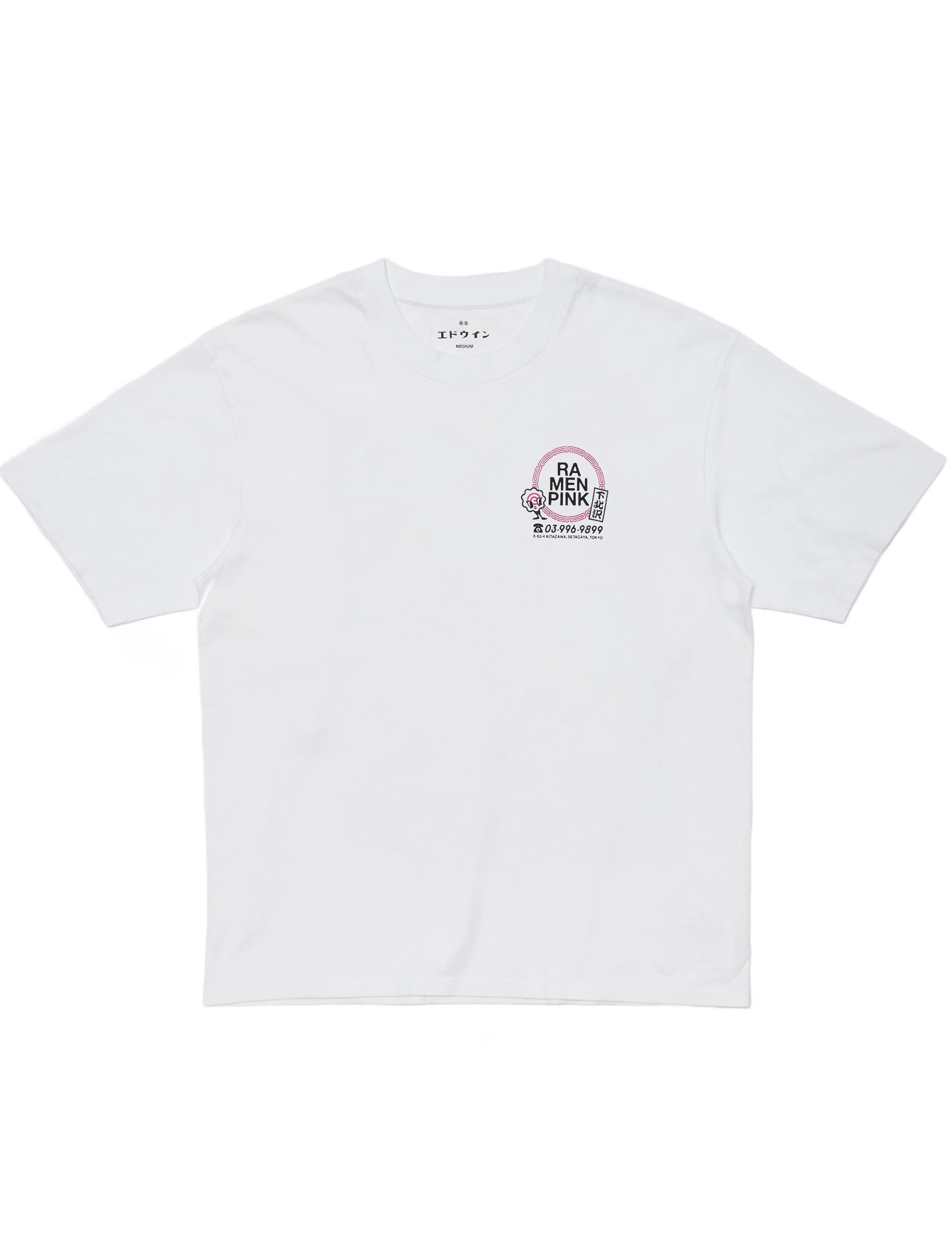 Ramen Pink T-Shirt - White