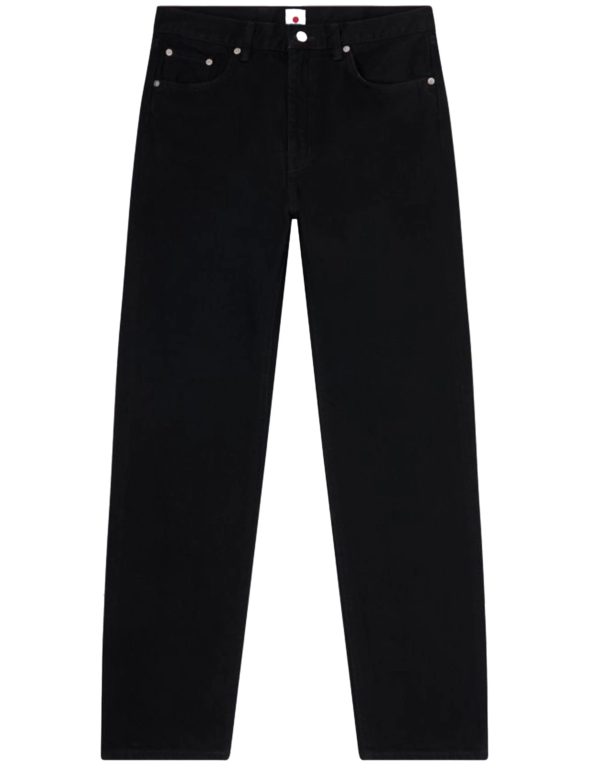 Regular Straight Jeans - Black, Unwashed