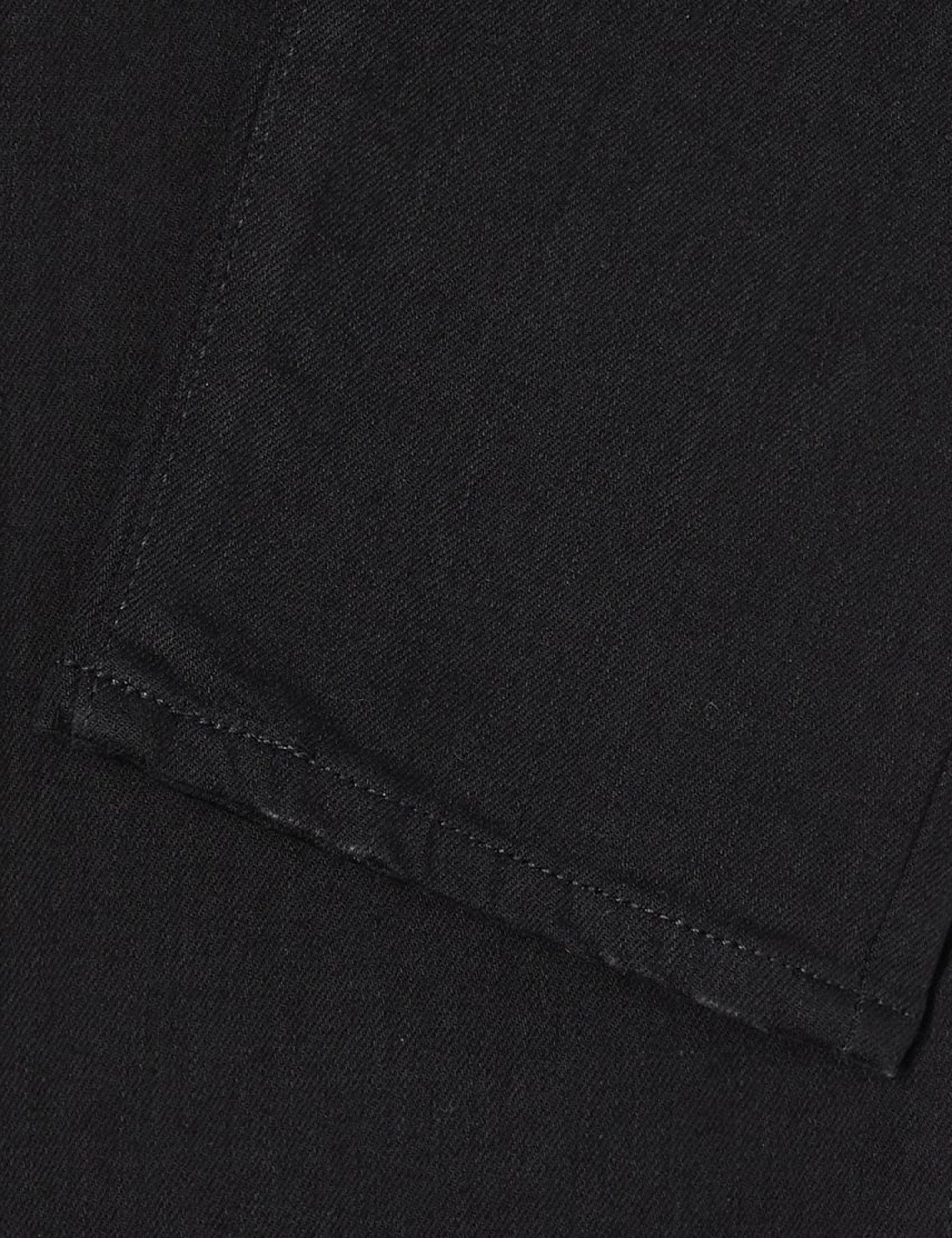 Skinny Kaihara Stretch Jeans - Black, Rinsed - Image 4