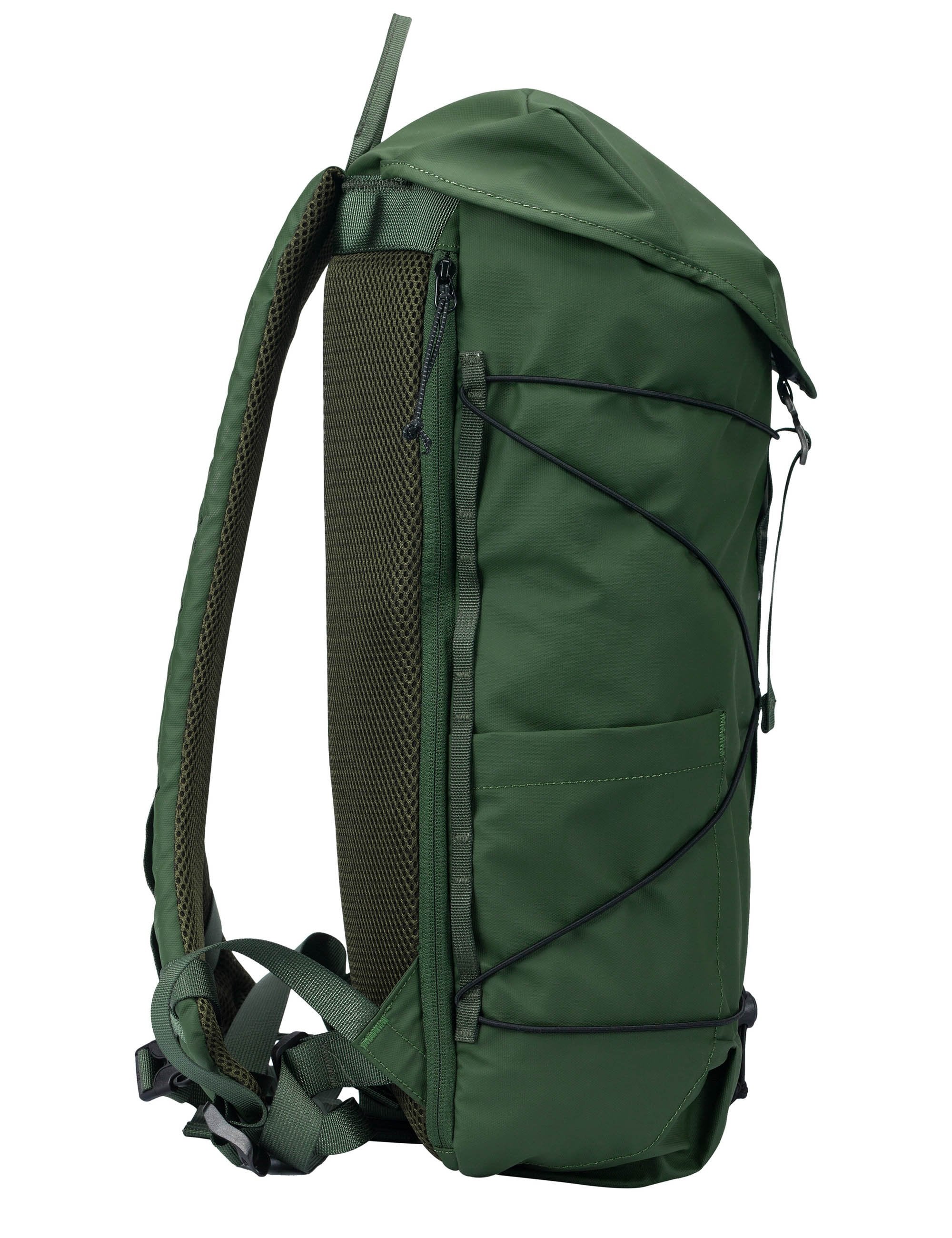 Flap Covering Side Pocket Backpack - Green - Image 4