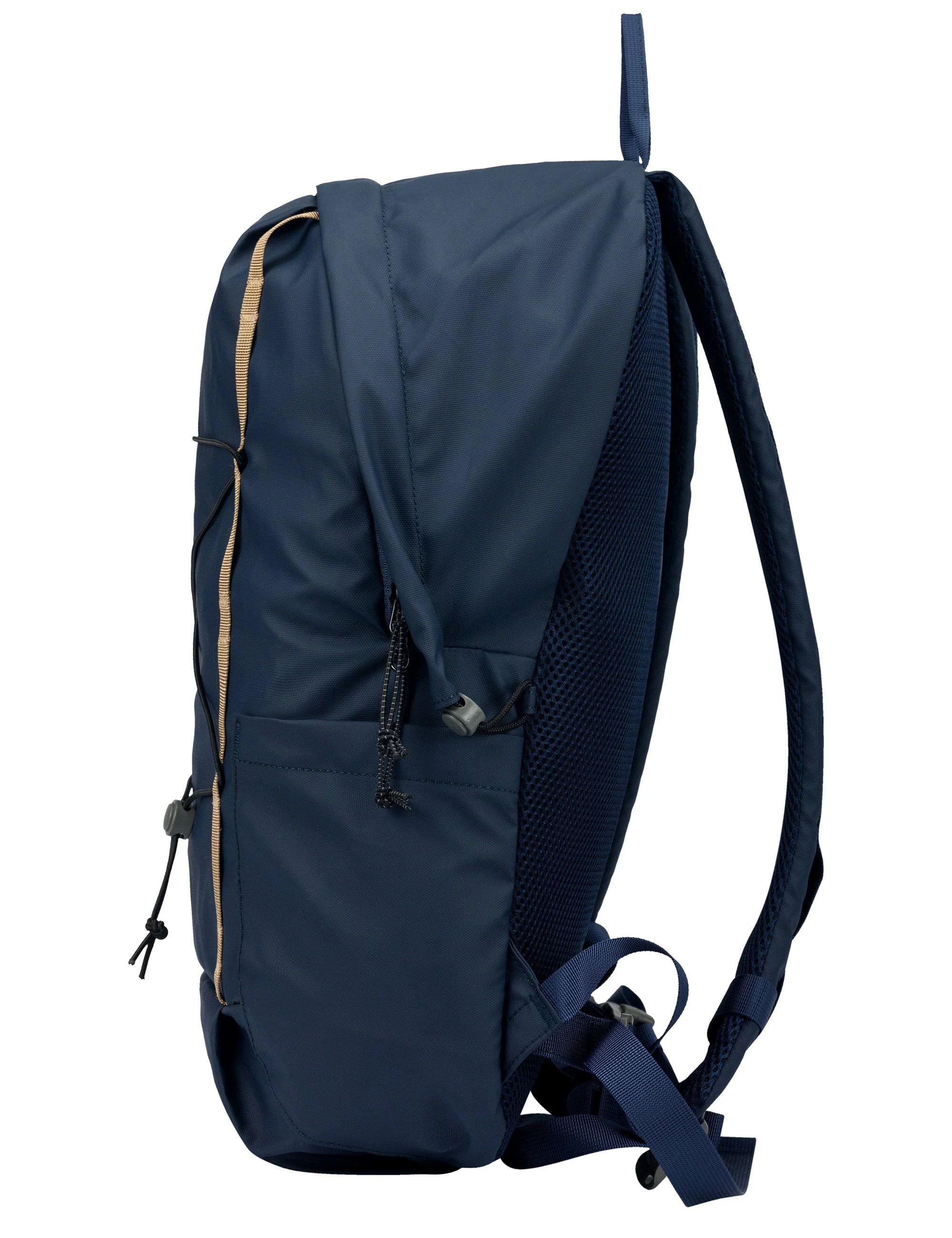 Zip Top Side Pocket Backpack - Navy - Image 2