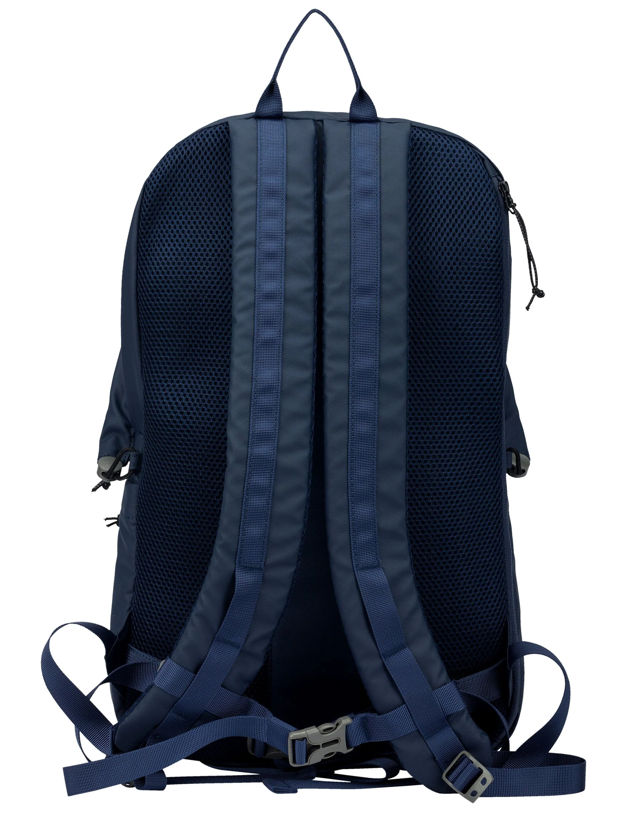 Zip Top Side Pocket Backpack - Navy - Image 6