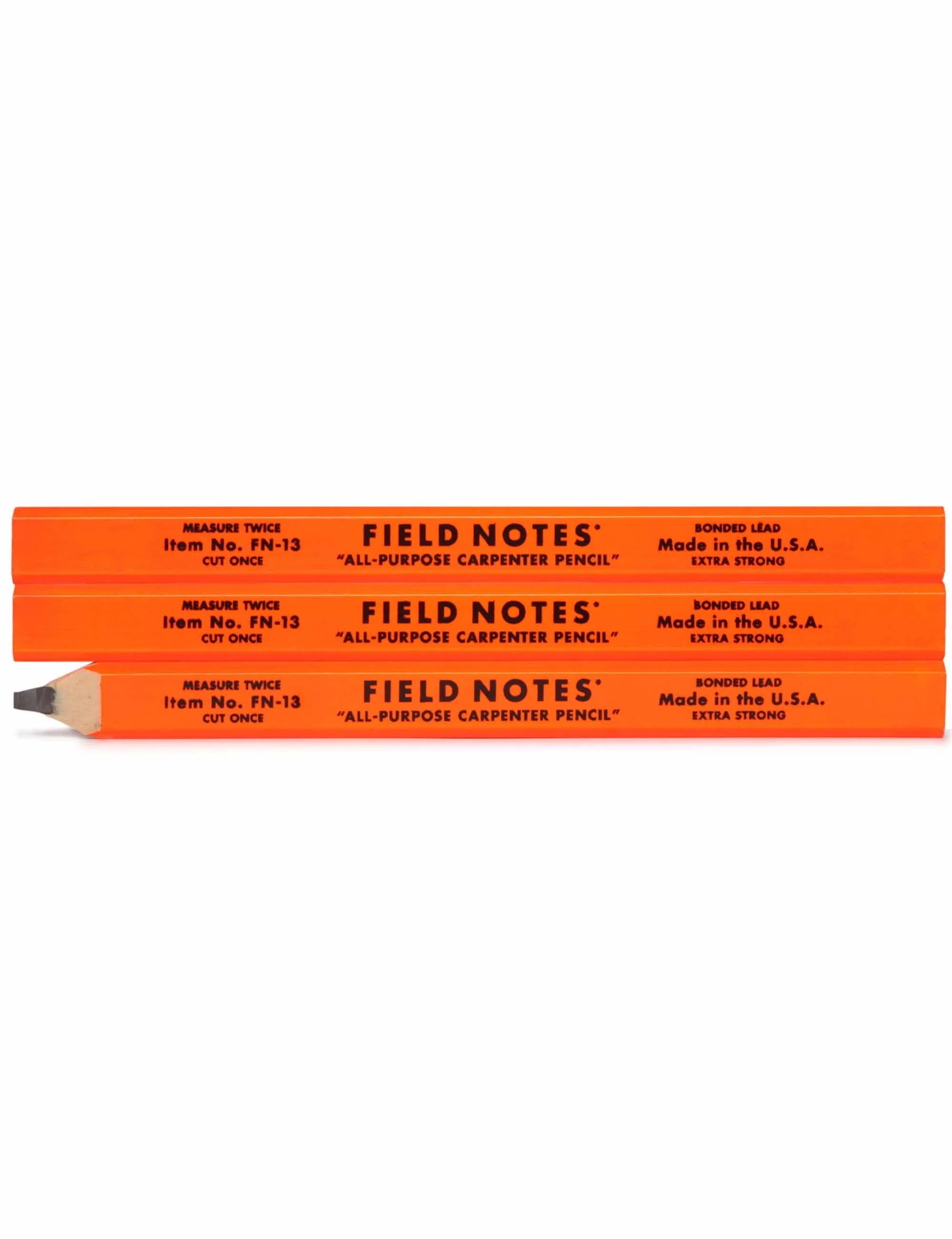 Carpenter Pencil (3 Pack) - Natural - Image 3