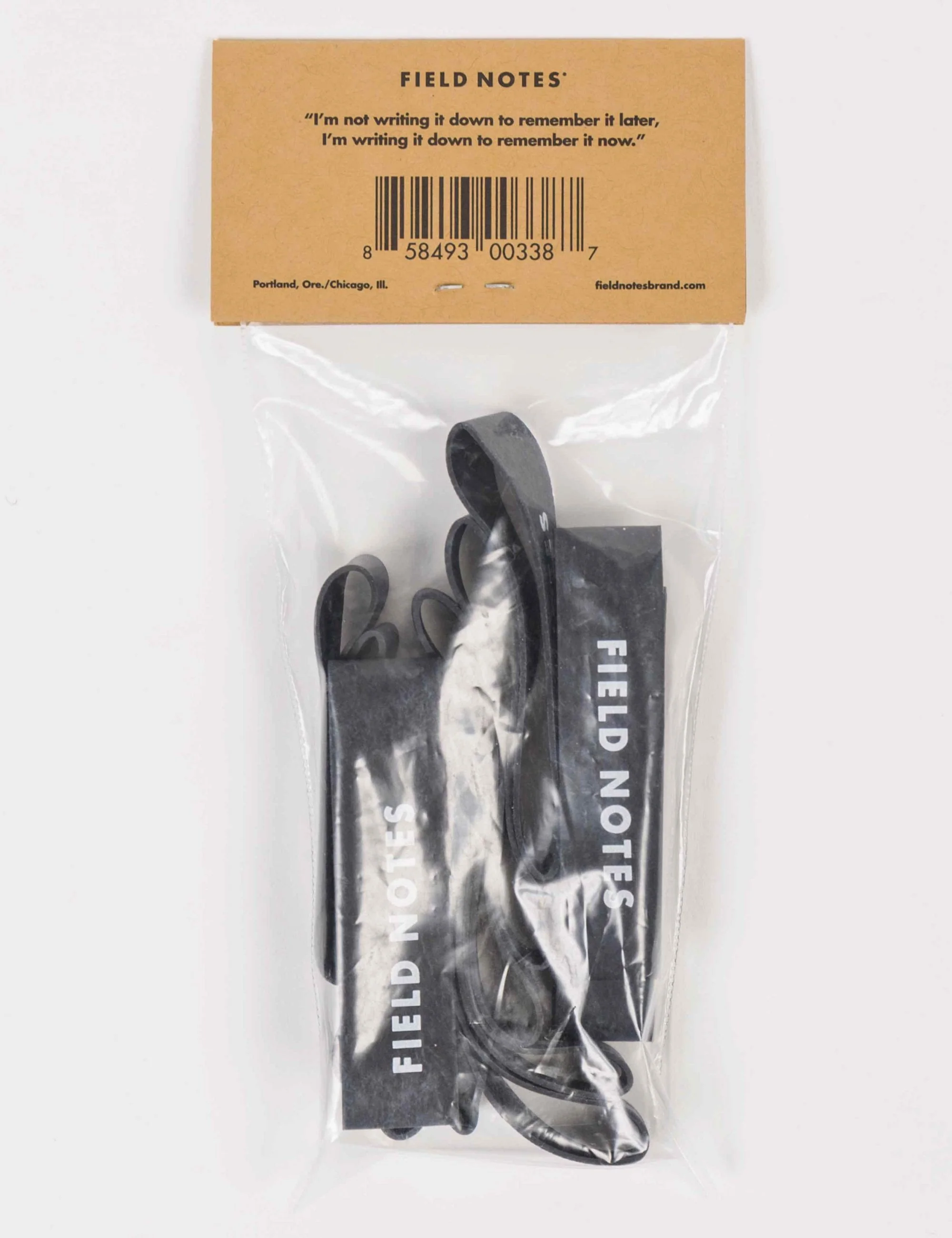 Rubber Bands (12 Pack) - Black - Image 3