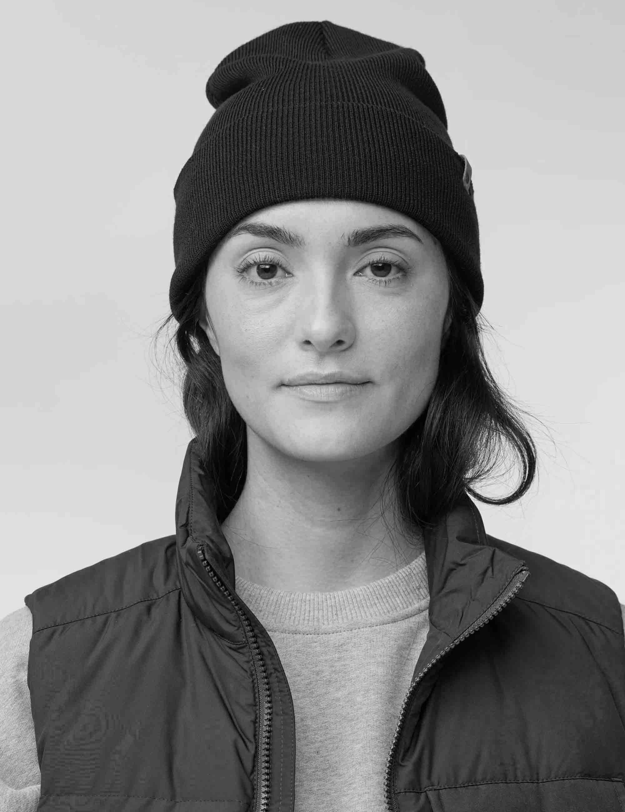 Classic Knit Beanie Hat - Black - Image 4