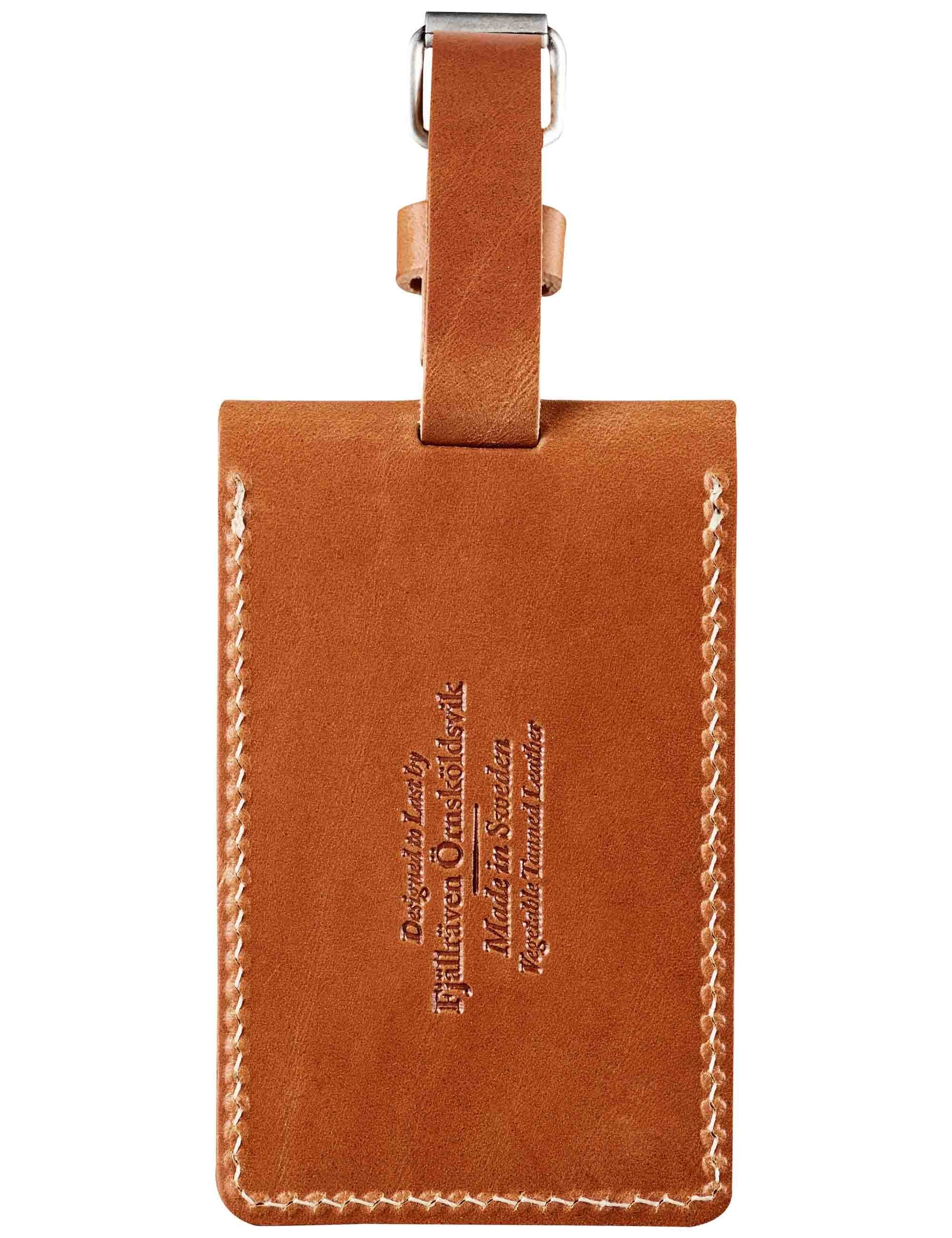 Ovik Leather Luggage Tag - Cognac - Image 2