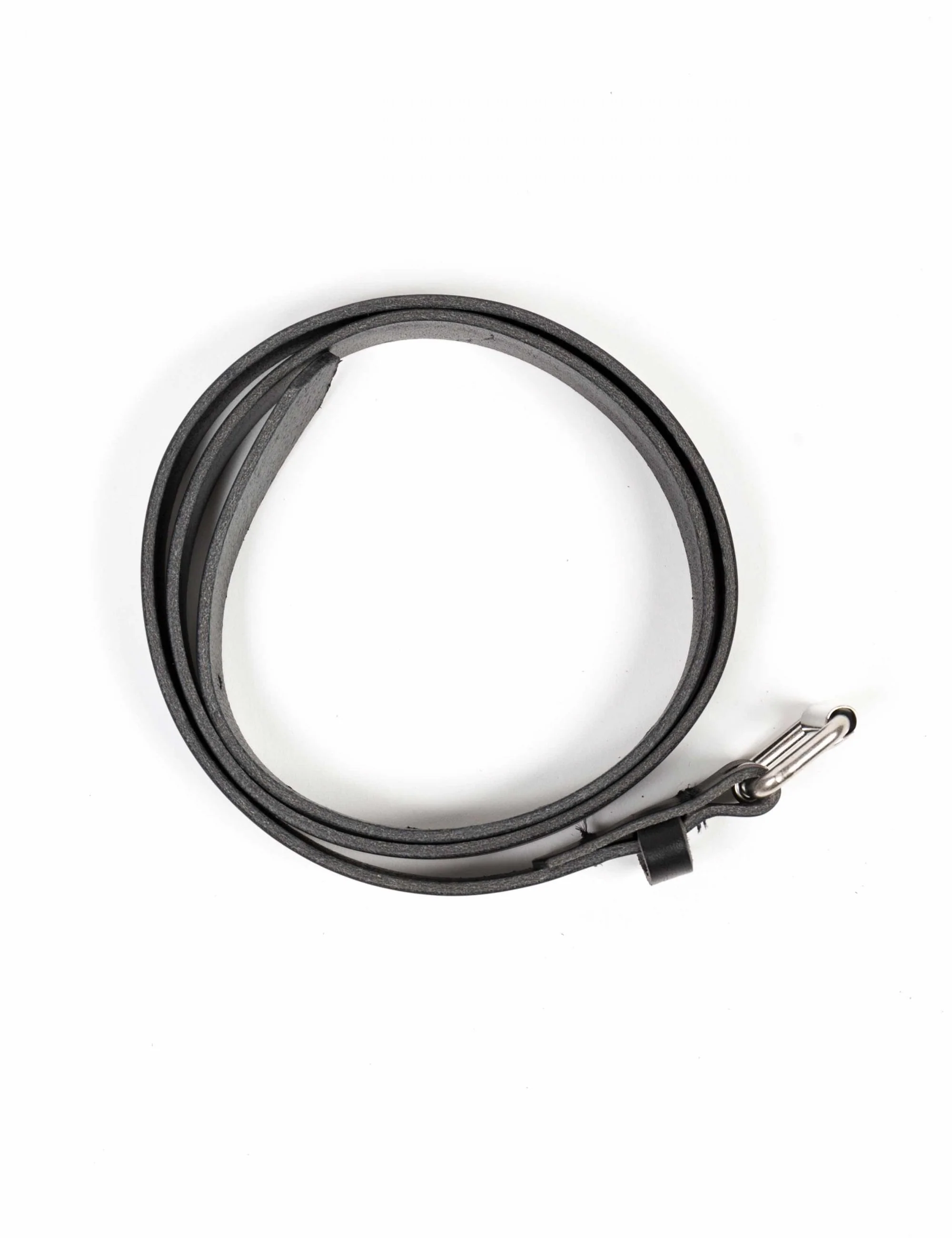 Singi 2.5cm Leather Belt - Black - Image 4