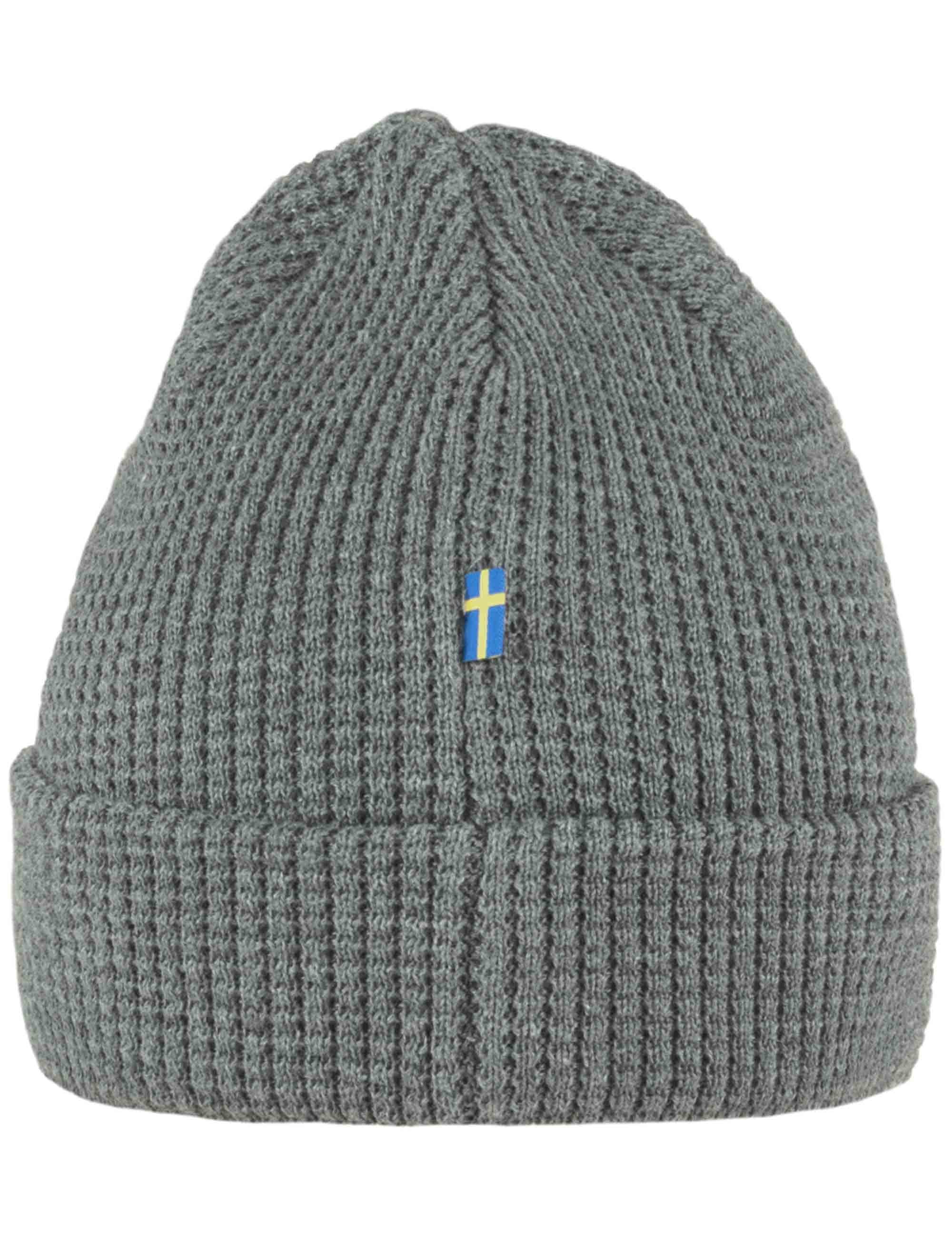 Fjallraven Tab Beanie Hat - Grey - Image 3
