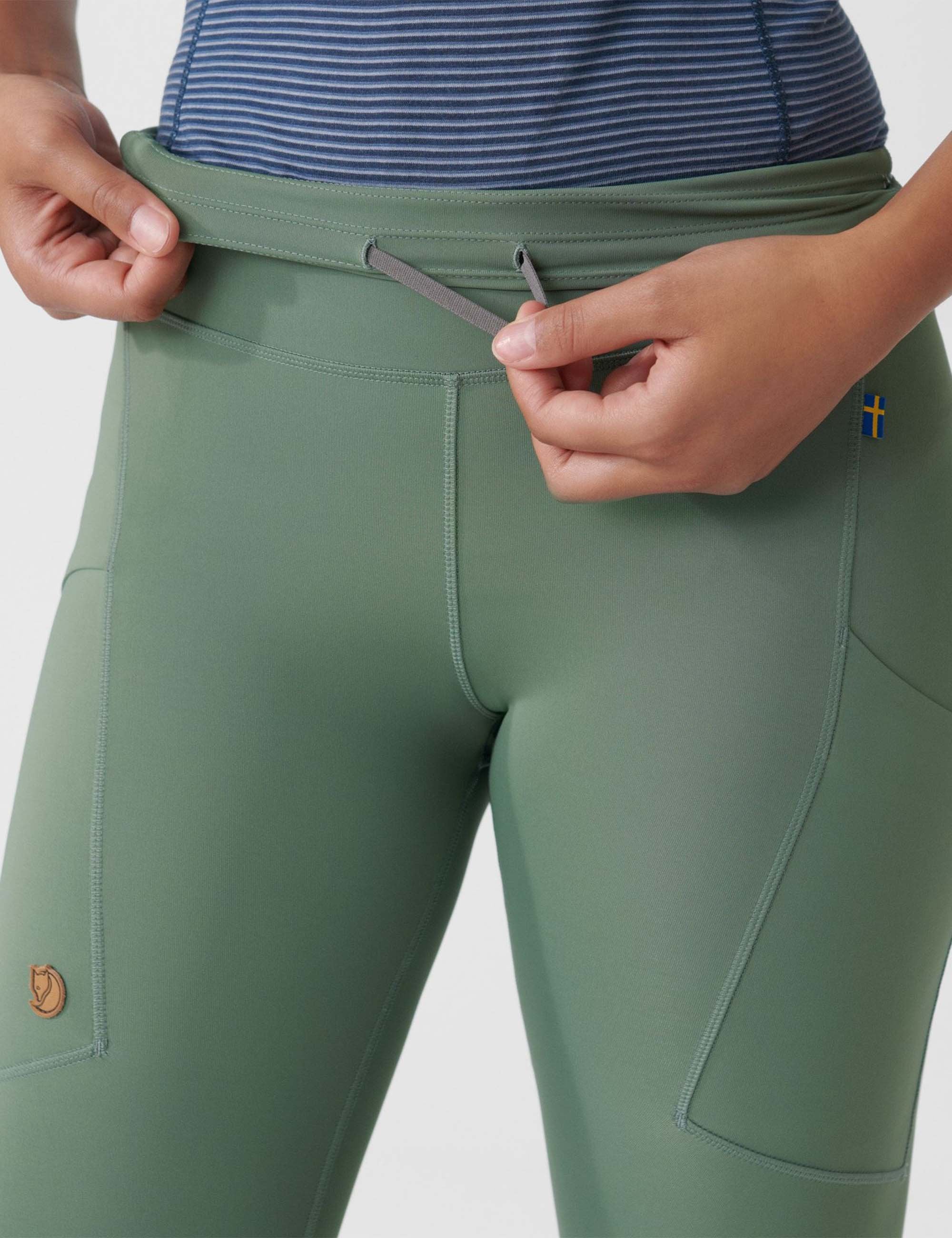 Women's Abisko Tights - Patina Green - Image 7