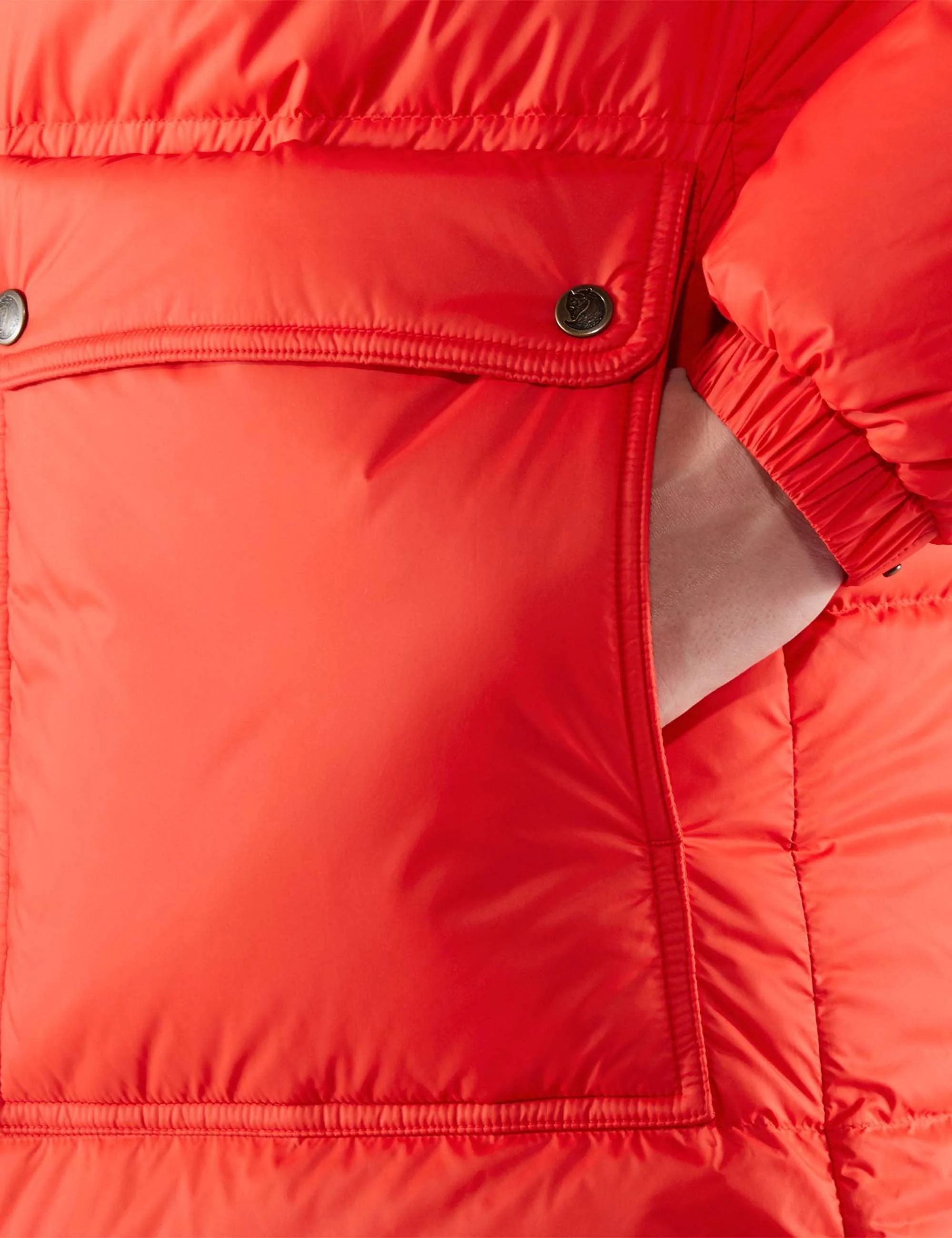 Women's Expedition Long Down Parka - True Red - Image 4