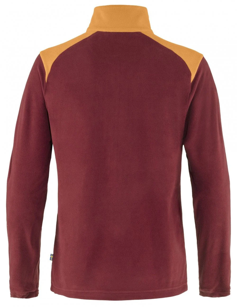 Women's Vardag Lite Fleece Half Zip - Bordeaux Red-Spicy Orange - Image 2
