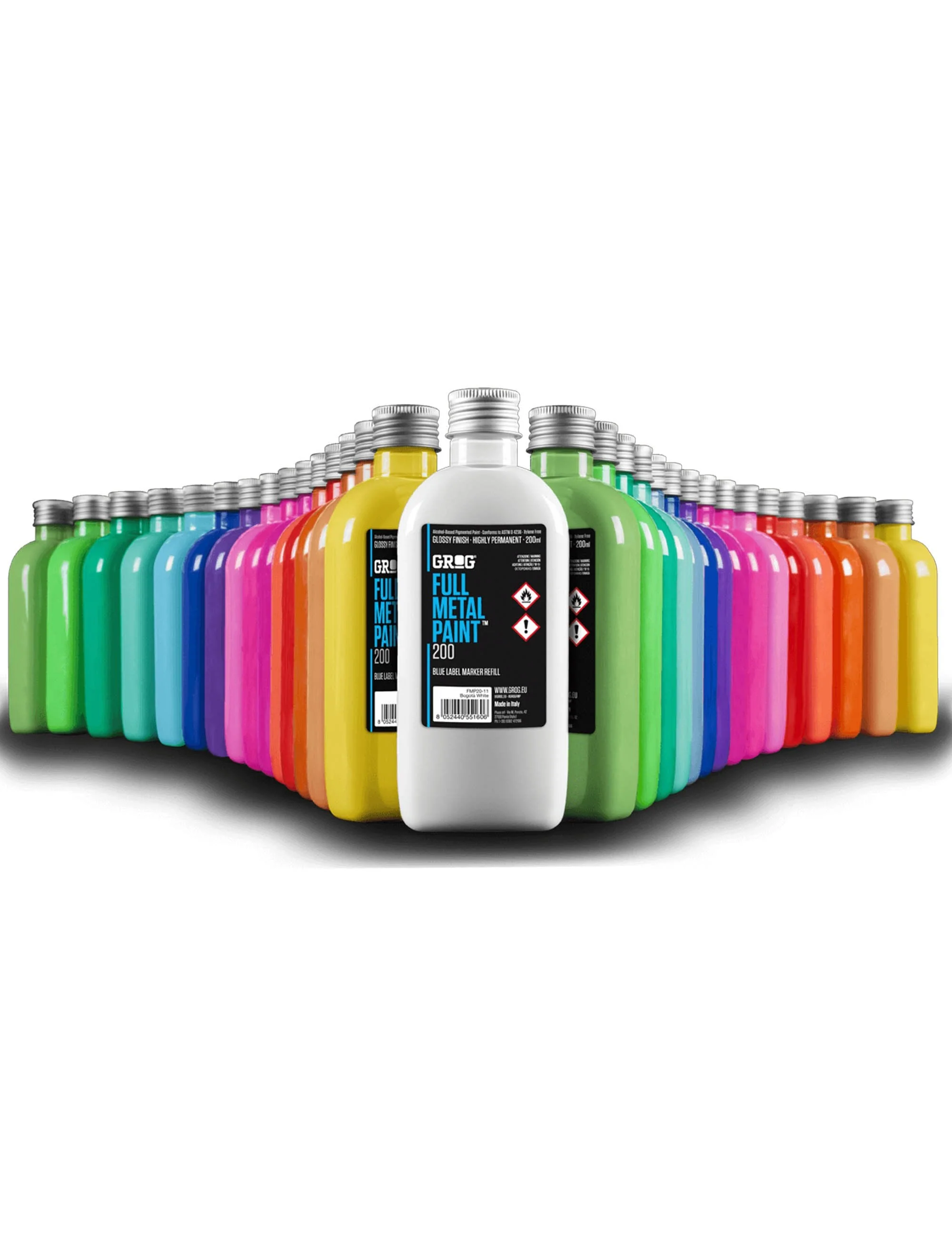 Full Metal Paint Refill 200ml - Iceberg Blue - Image 3