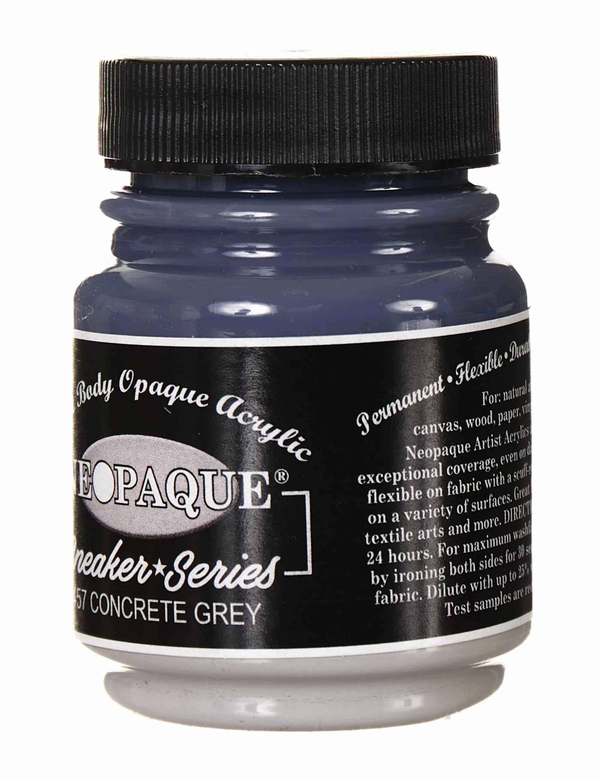 Neopaque Acrylic Paint 2.25oz - Concrete Grey 457 (Sneaker Series) - Image 3