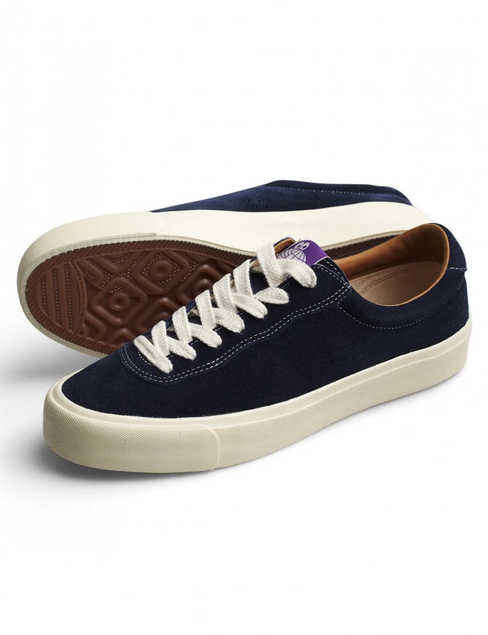 VM001 Suede Lo Trainers - Blue/White - Image 2