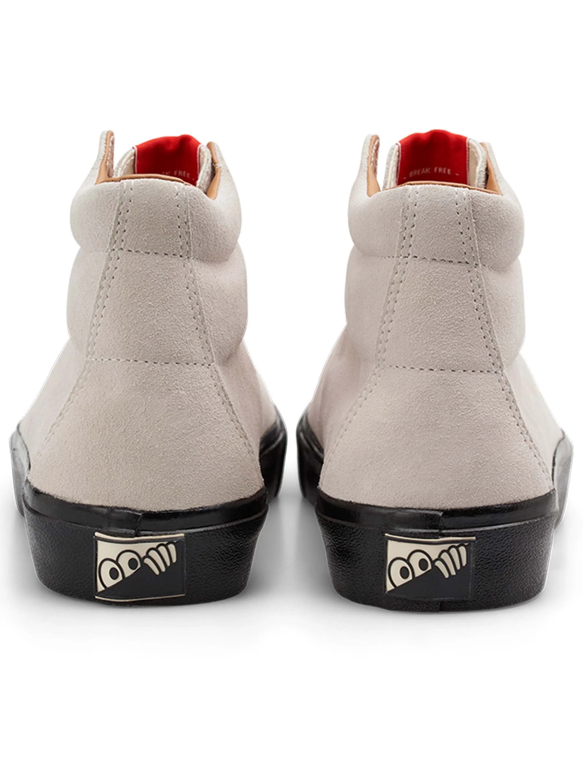 VM003 Suede Hi Shoes - White/Black - Image 4
