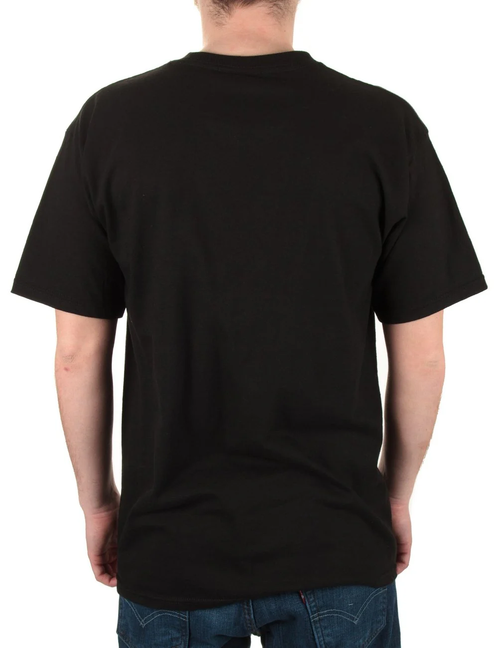 Letterpress Logo T-Shirt - Blk/Red - Image 4
